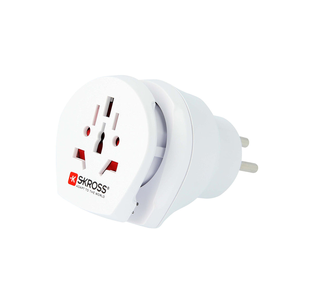 Skross Combo World To Israel Travel Adaptor, White