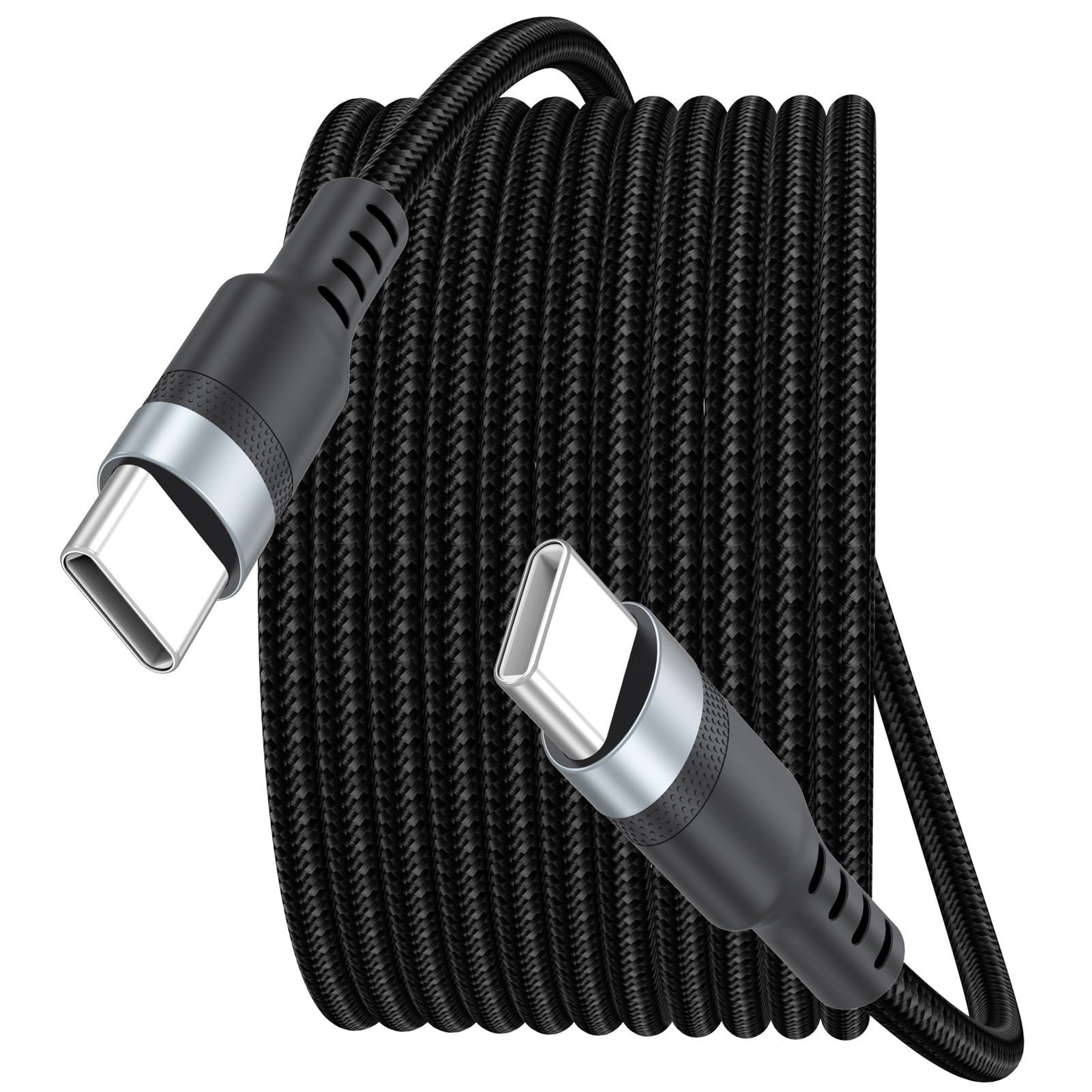 15ft USB C Cable Fast Charging 60W, Long USBC to USBC Charge Cord 15 Foot