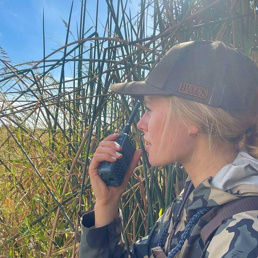 Rugged Gmrs Two Way Handheld Radio Walkie Talkie For Hiking Camping Overlanding Off Road - Features Long Range Noaa Weather Chan