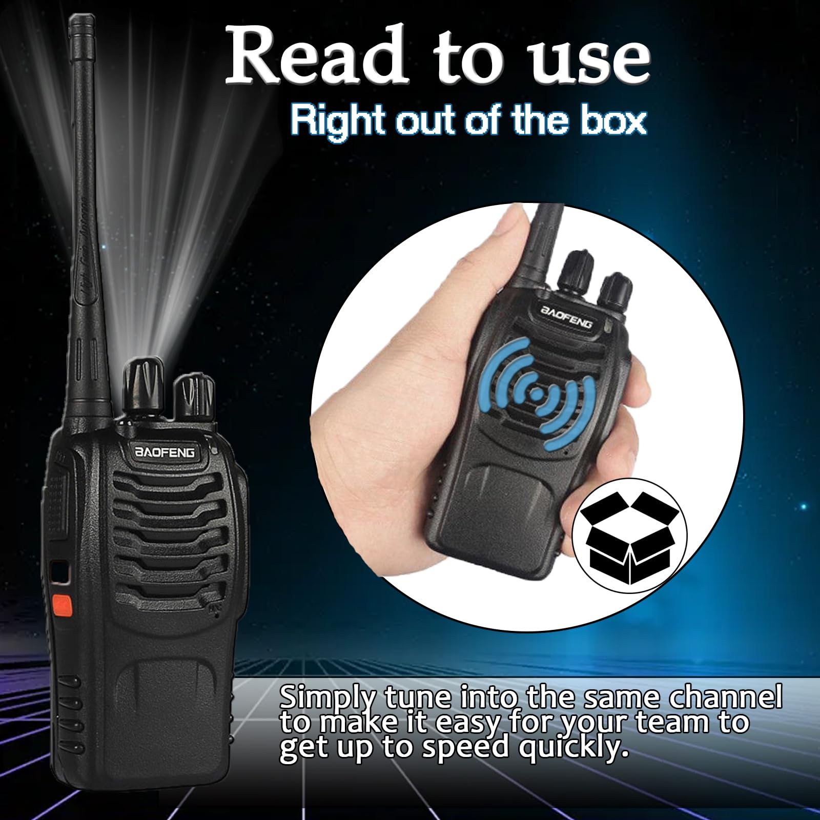 Baofeng Bf 888S Walkie Talkies For Adults Long Range Handheld Two Way Radios Rechargeable With Earpiece Mic,16 Channel Walky Tal