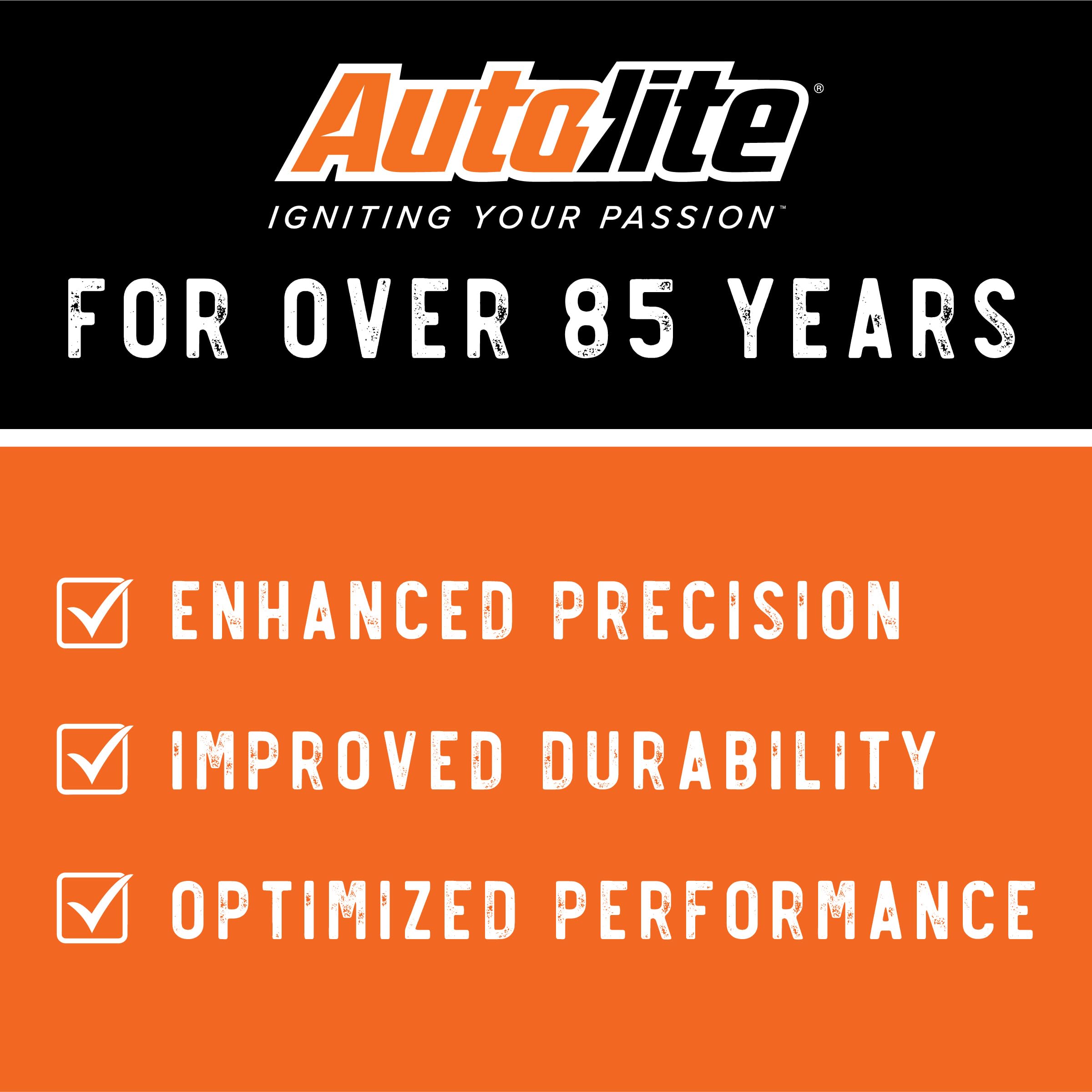 Autolite Ar3910X Ar High Performance Racing Non Resistor Spark Plug, 4 Pack