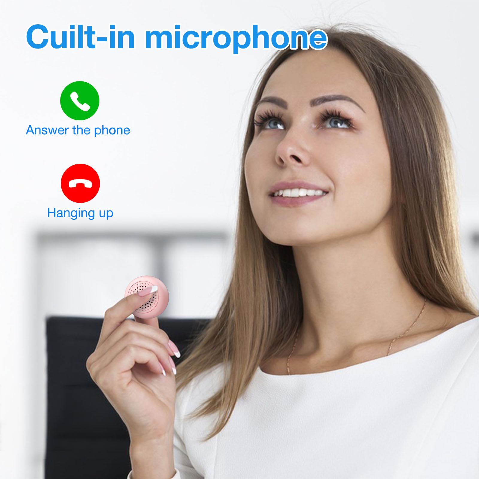 Momoho Small Bluetooth Speaker,Mini Bluetooth Speaker Wireless With Remote Shutter, Tiny Speaker Tws Pairing, Built In Mic, Port