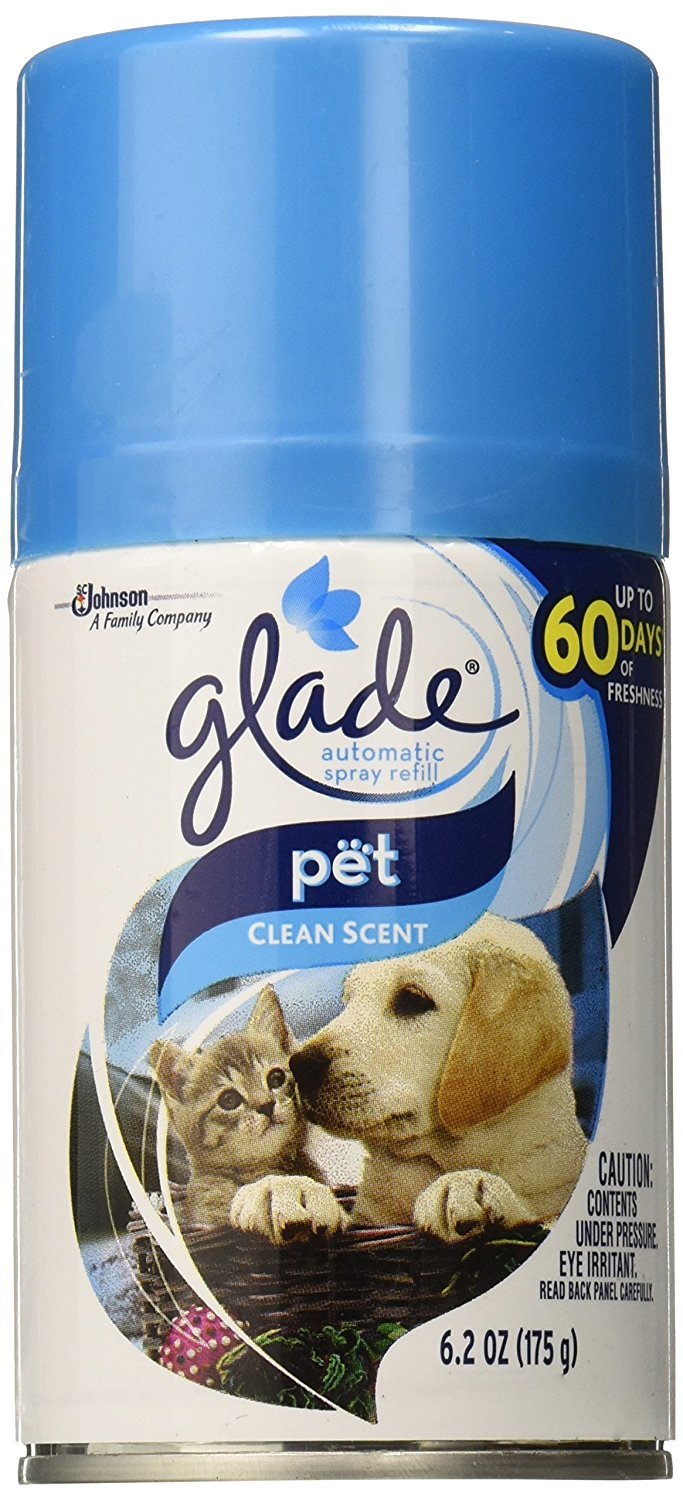 Glade Automatic Spray Refill, Air Freshener For Home And Bathroom, Pet Clean Scent, 6.2 Oz