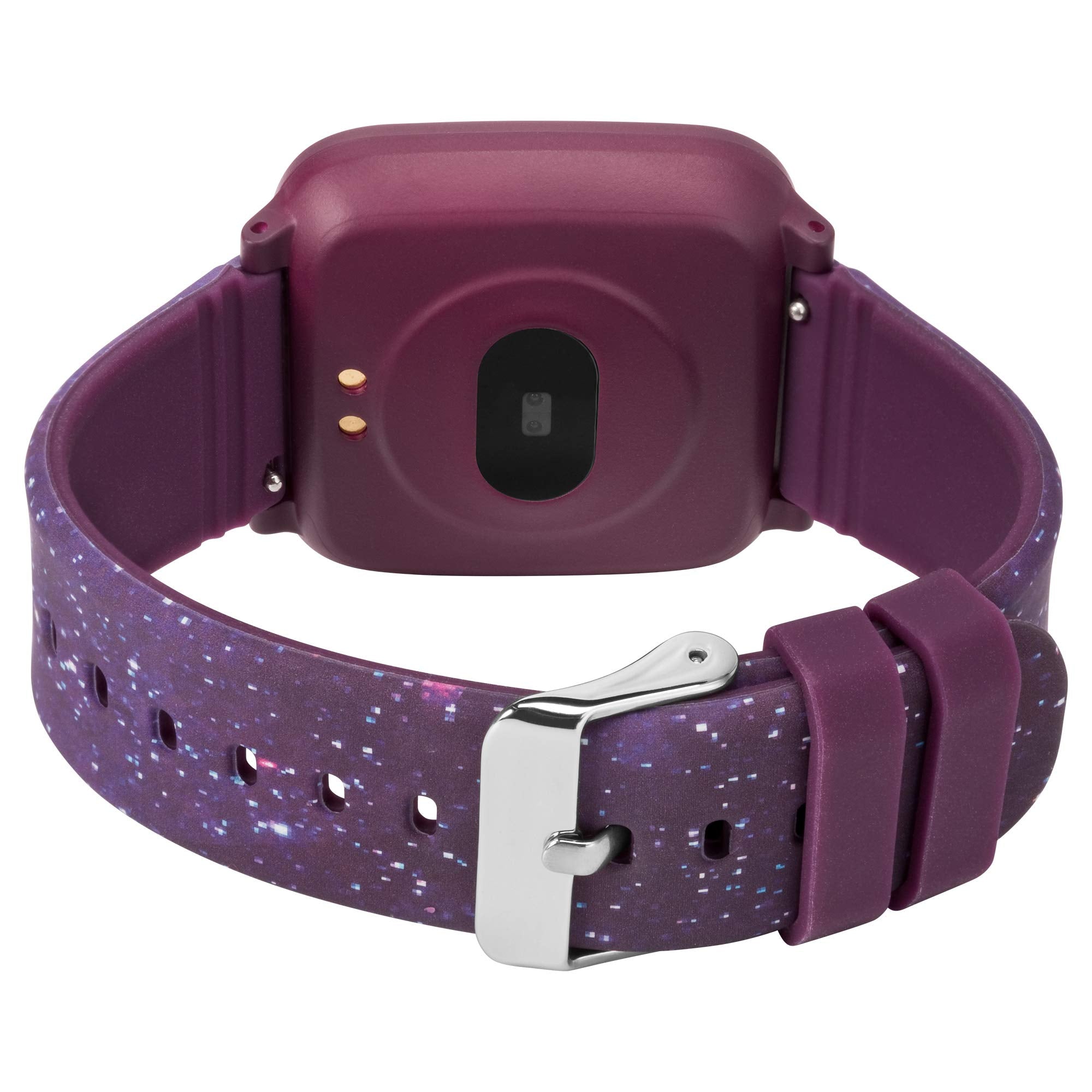 Iconnect By Timex Kids Active Smartwatch With Heart Rate, Notifications & Activity Tracking 37Mm - Purple With Purple Galaxy Res