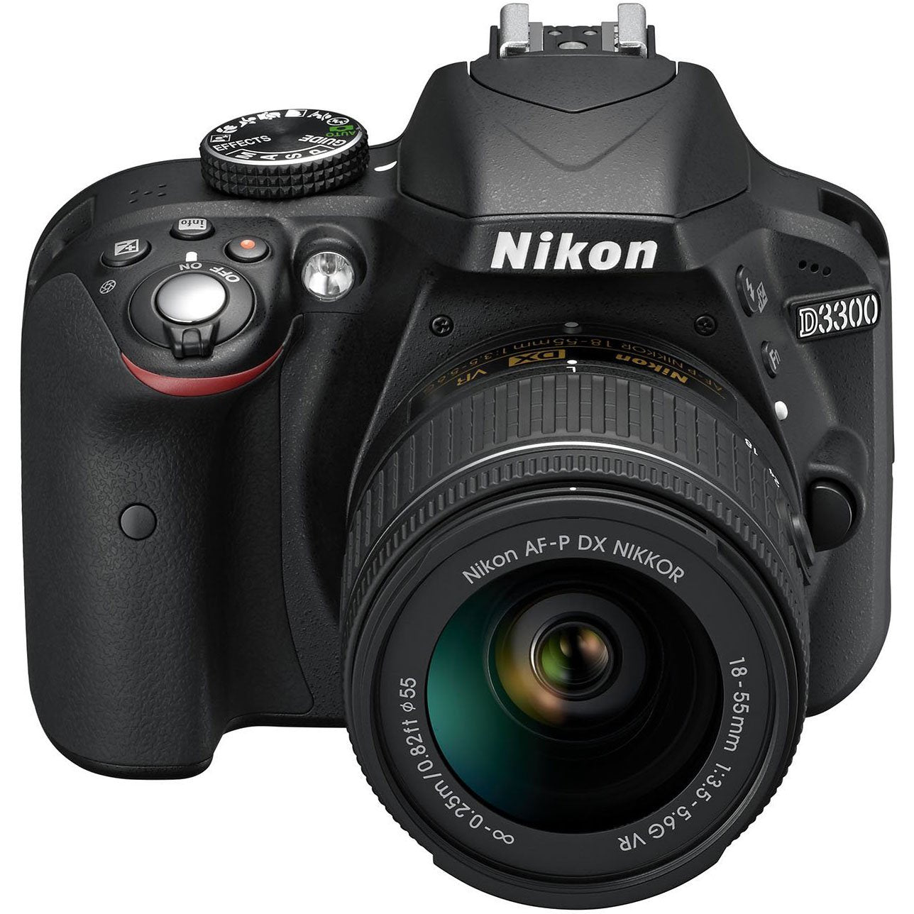 Nikon D3300 w/ AF-P DX 18-55mm VR Digital SLR - Black