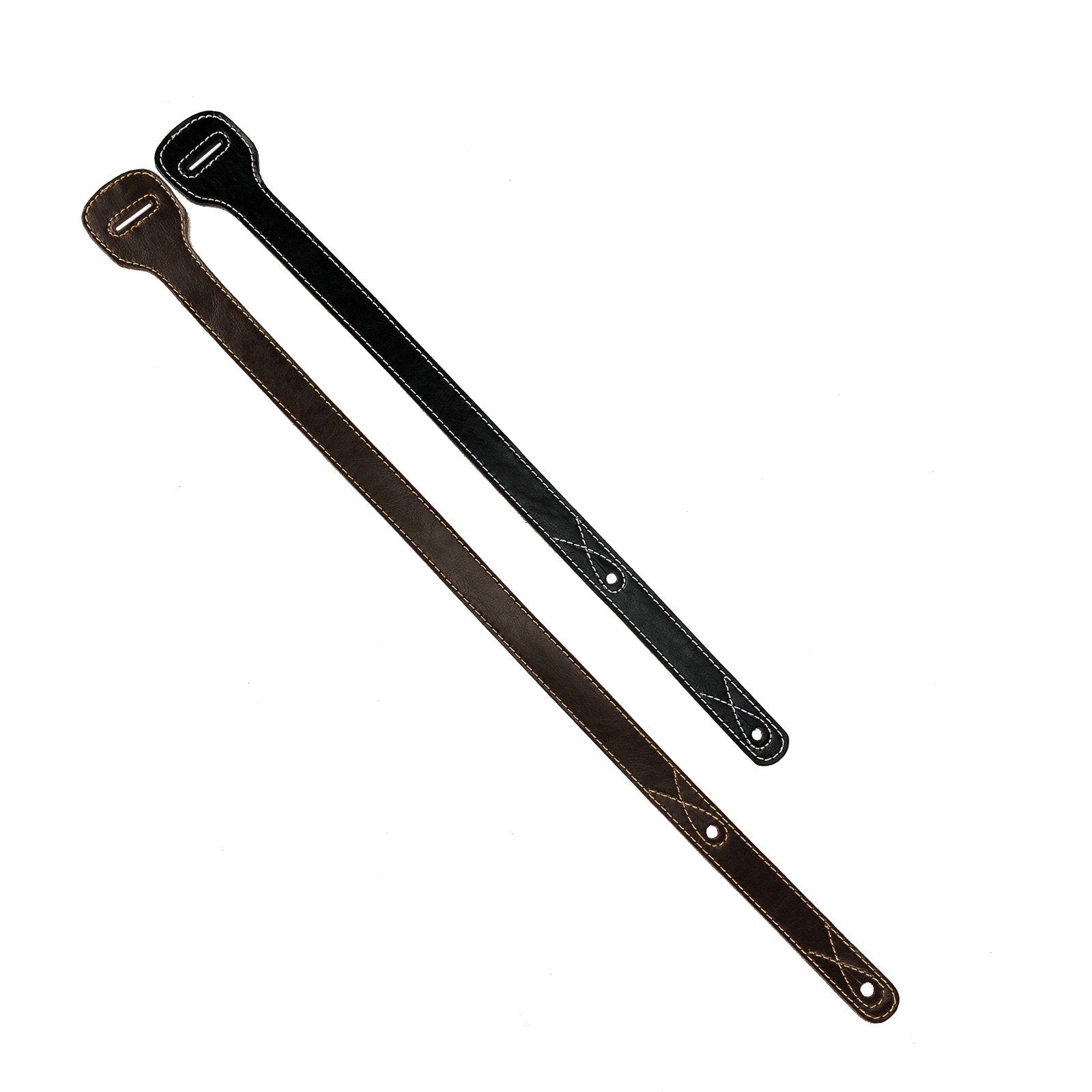 Walker & Williams Xl 72 Dark Brown Guitar Strap Extender Lengthens W&W (And Other) Straps Up To 60''