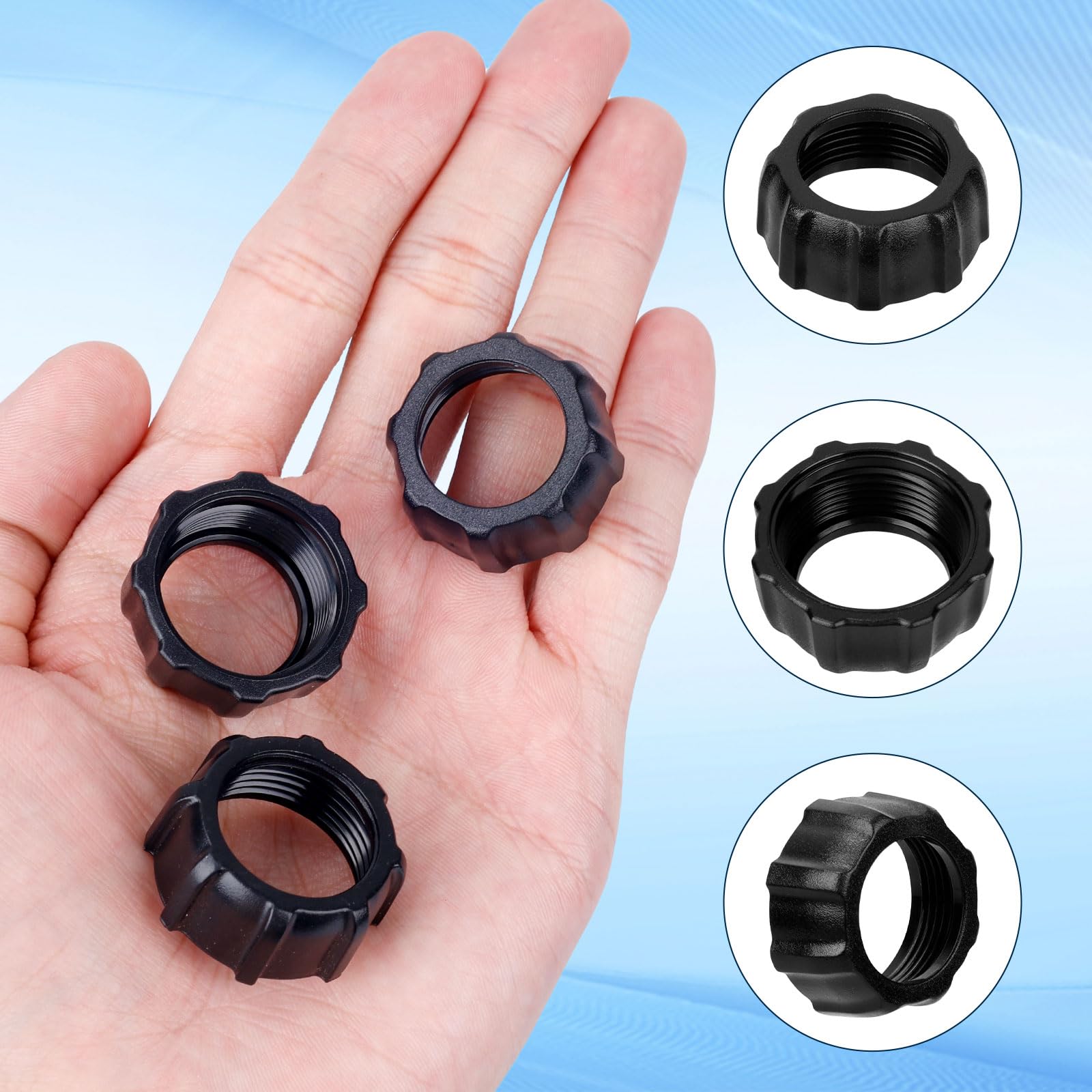 Tinoaly 9Pcs Tightening Nut For Replacement Car Mount, Plastic Replacement Car Mount Screw Phone Holder Parts Tightening Nut For