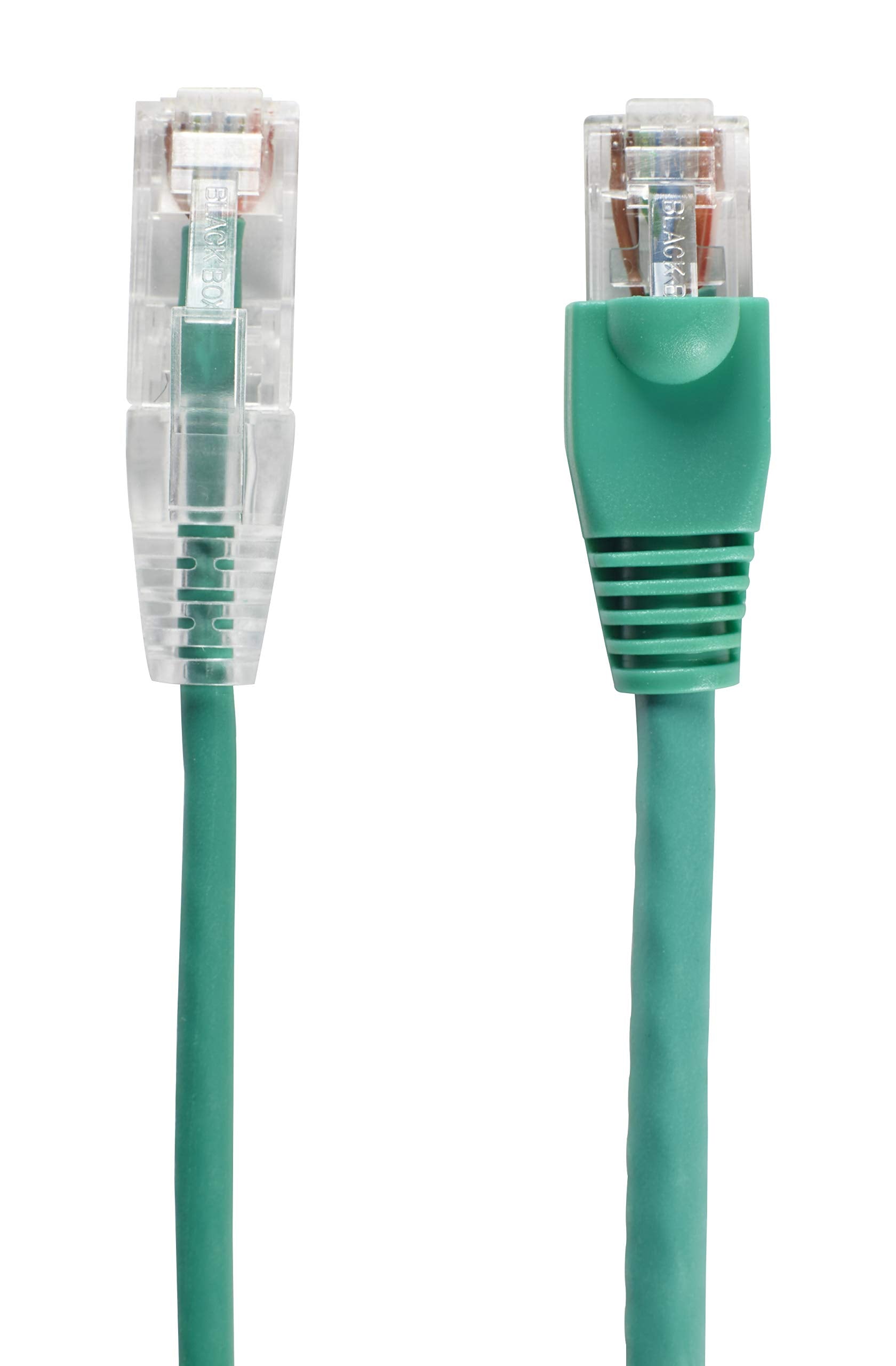 Black Box Cat6A Utp Slim-Net Patch Cable, 28Awg, 500-Mhz, Pvc