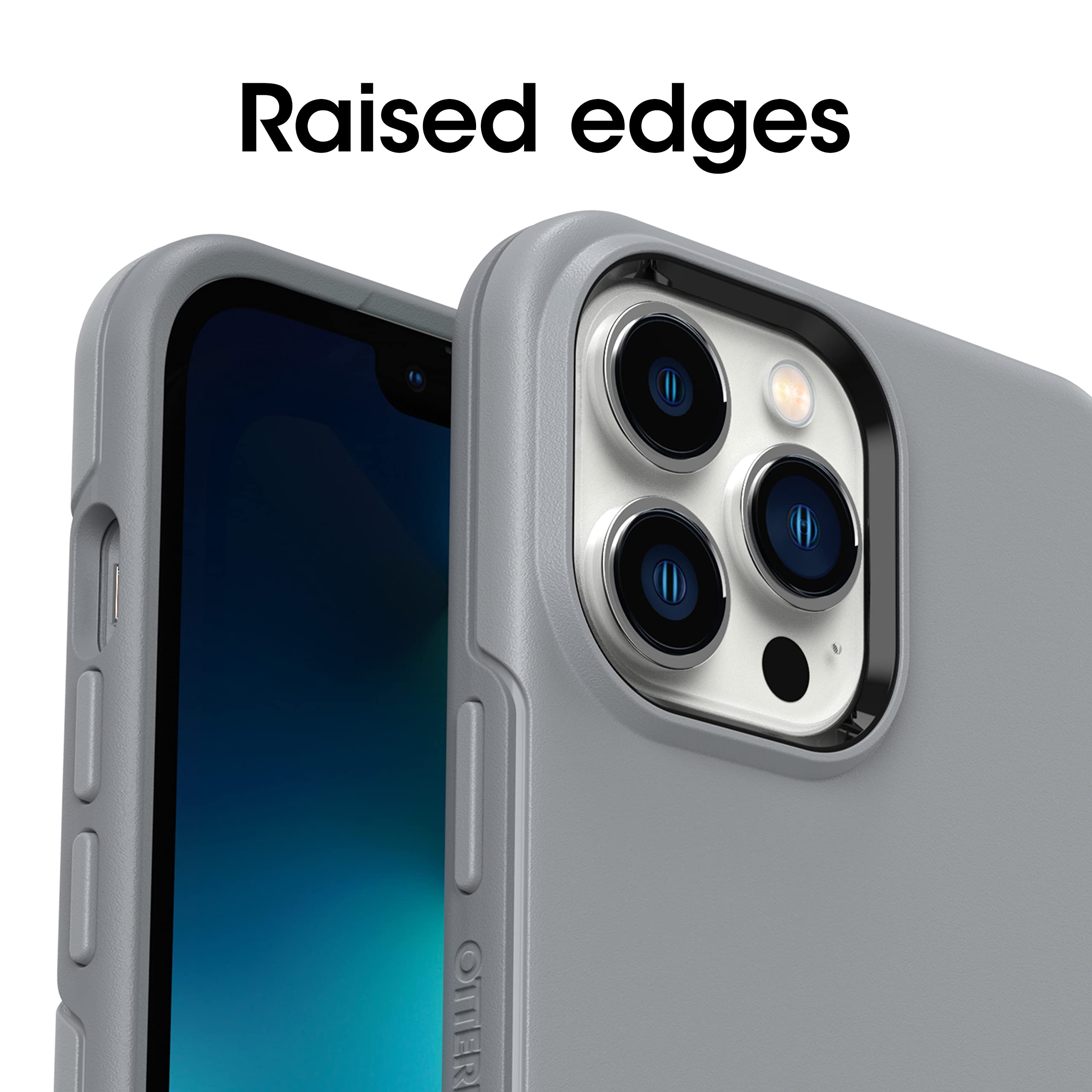 Otterbox Iphone 13 Pro (Only) Symmetry Series Case   Resilience Grey, Ultra Sleek, Wireless Charging Compatible, Raised Edges Pr