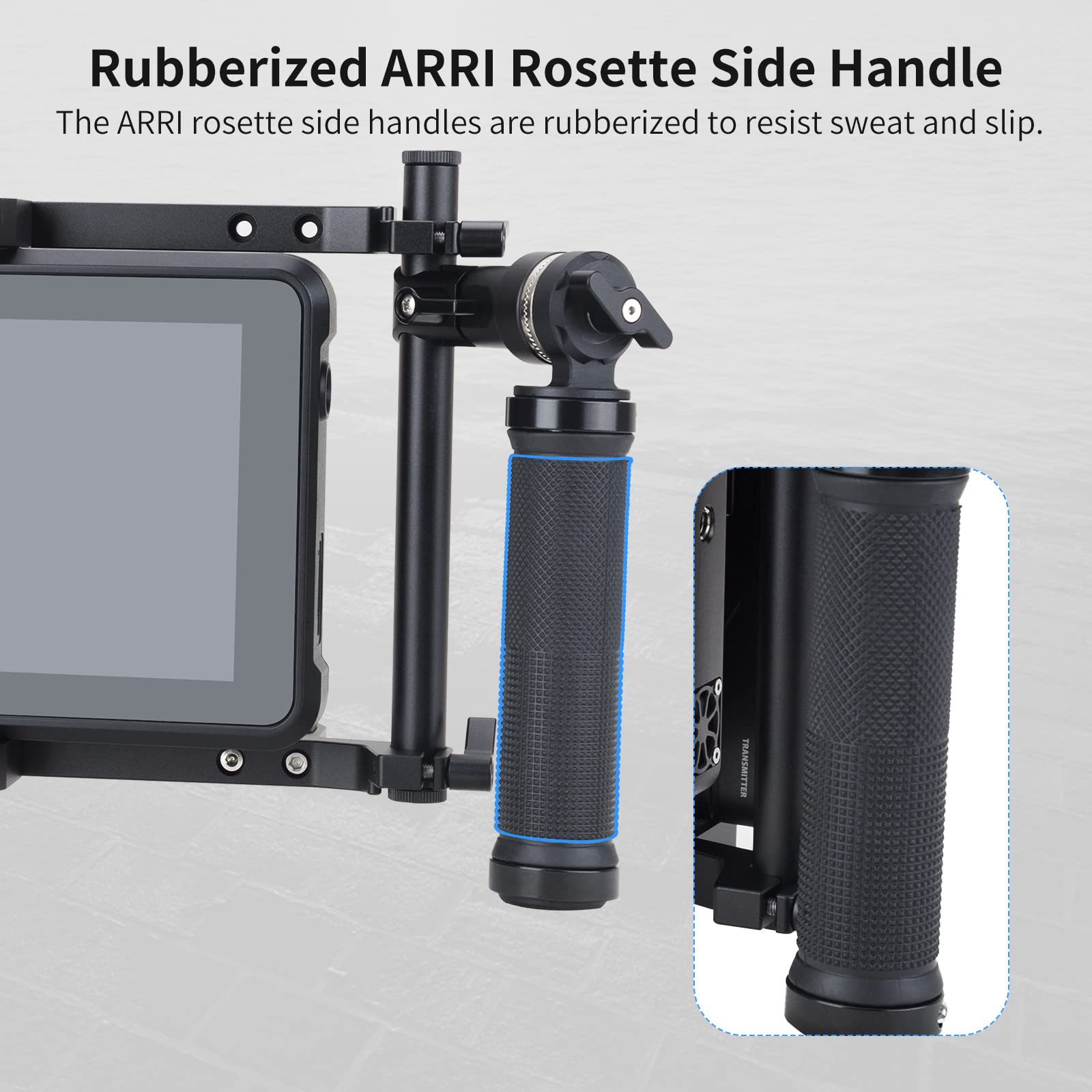 Nitze Director'S Monitor Cage With Adjustable Handles For Up To 9 Inch Lcd Monitor Universal Monitor Cage   Jsq 002