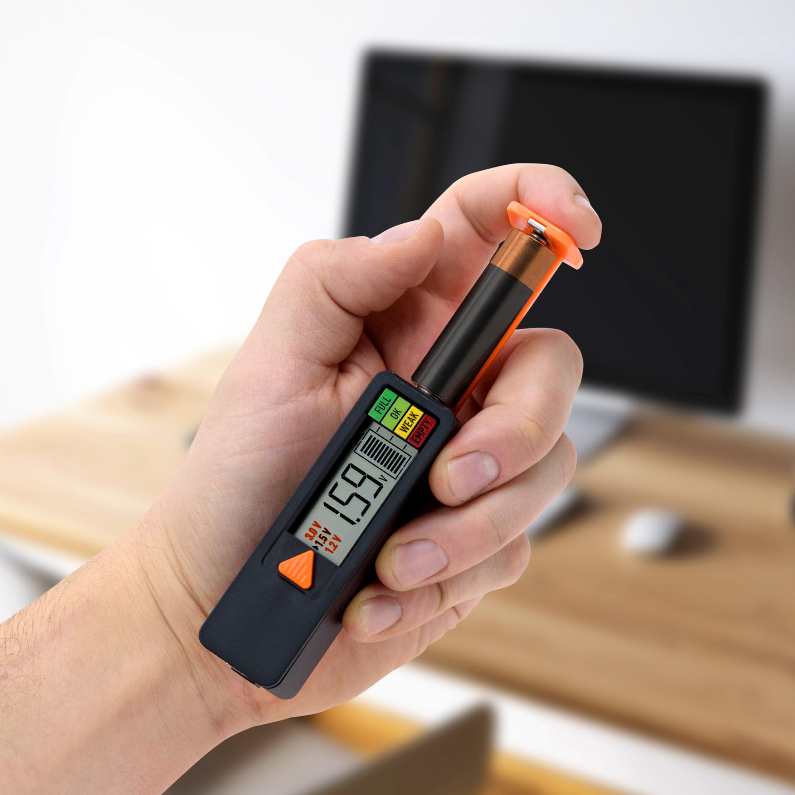 La Crosse 911 65557 Int Portable Digital Battery Tester,Black