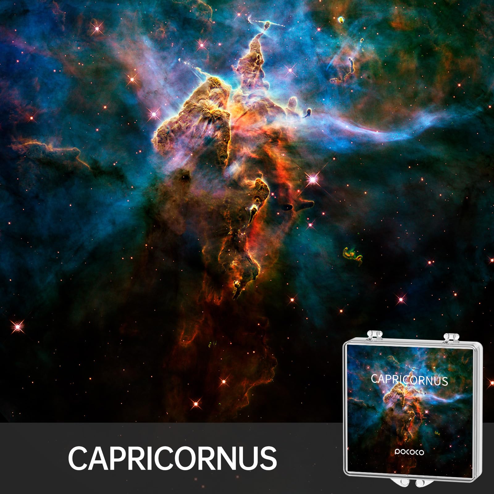 Pococo Realistic Constellation 1 Galaxy Star Projector Night Light Discs: Realistic Galaxy Patterns, 5K Ultra Hd, 96% Light Tran