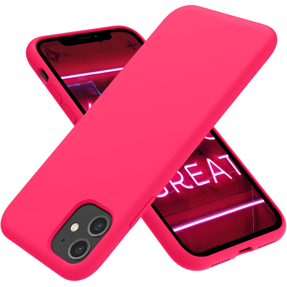 Otofly Soft Silicone Designed For Iphone 11 Cases,[Military Grade Drop Protection] [Anti-Scratch Microfiber Lining] Shockproof P