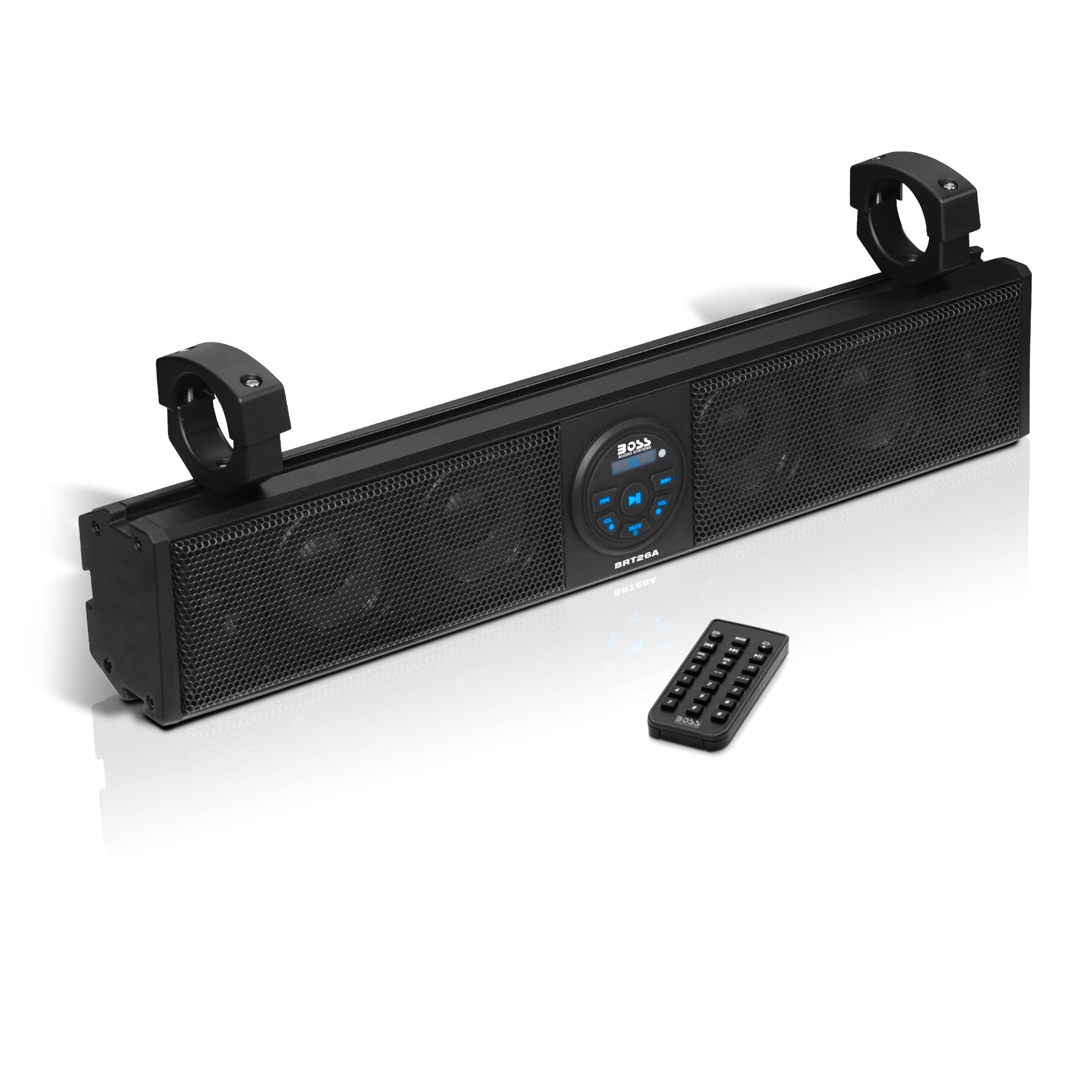 Boss Audio Systems Brt26A Atv Utv Sound Bar   26 Inch Wide, 4 Inch Speakers, 1 Inch Soft Dome Tweeters, Full Range, Ipx5 Weather