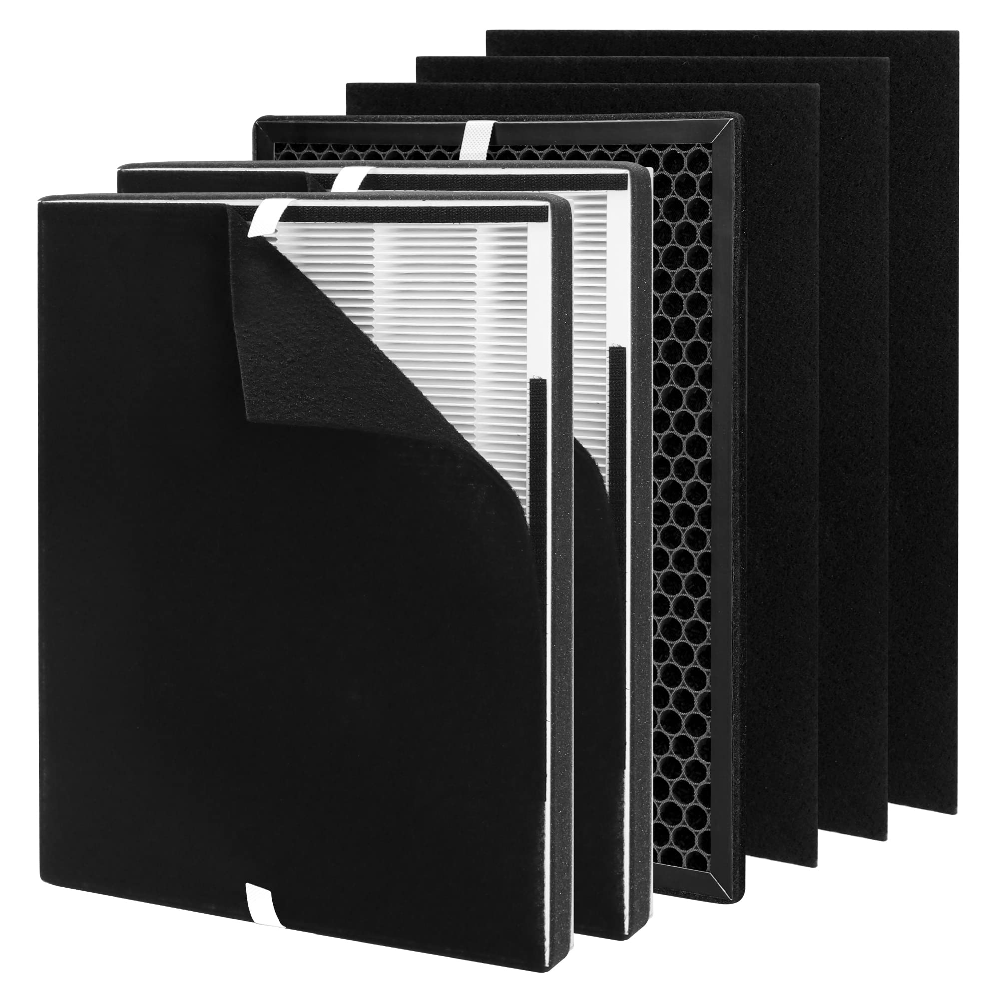 Breabetter Xp360 Replacement Filter Set Compatible With Purafide Xp360 Purifier, With 2 True Hepa Filter + 1 Activated Carbon Fi