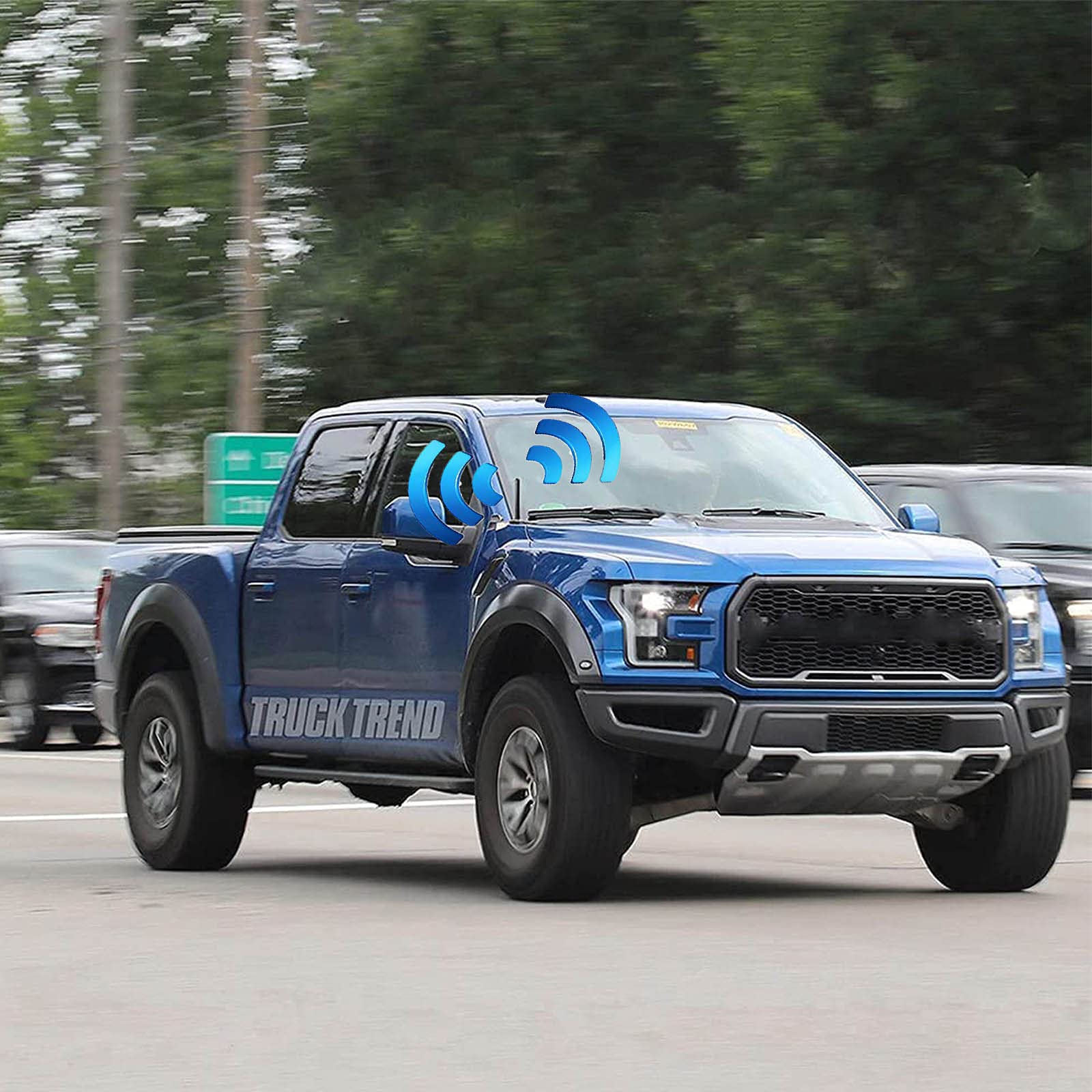 Bingfu Car Radio Antenna Mast Carbon Fiber Truck Antenna Replacement For Ford F150 Raptor F250 F350 F450 Super Duty, Dodge Ram 1