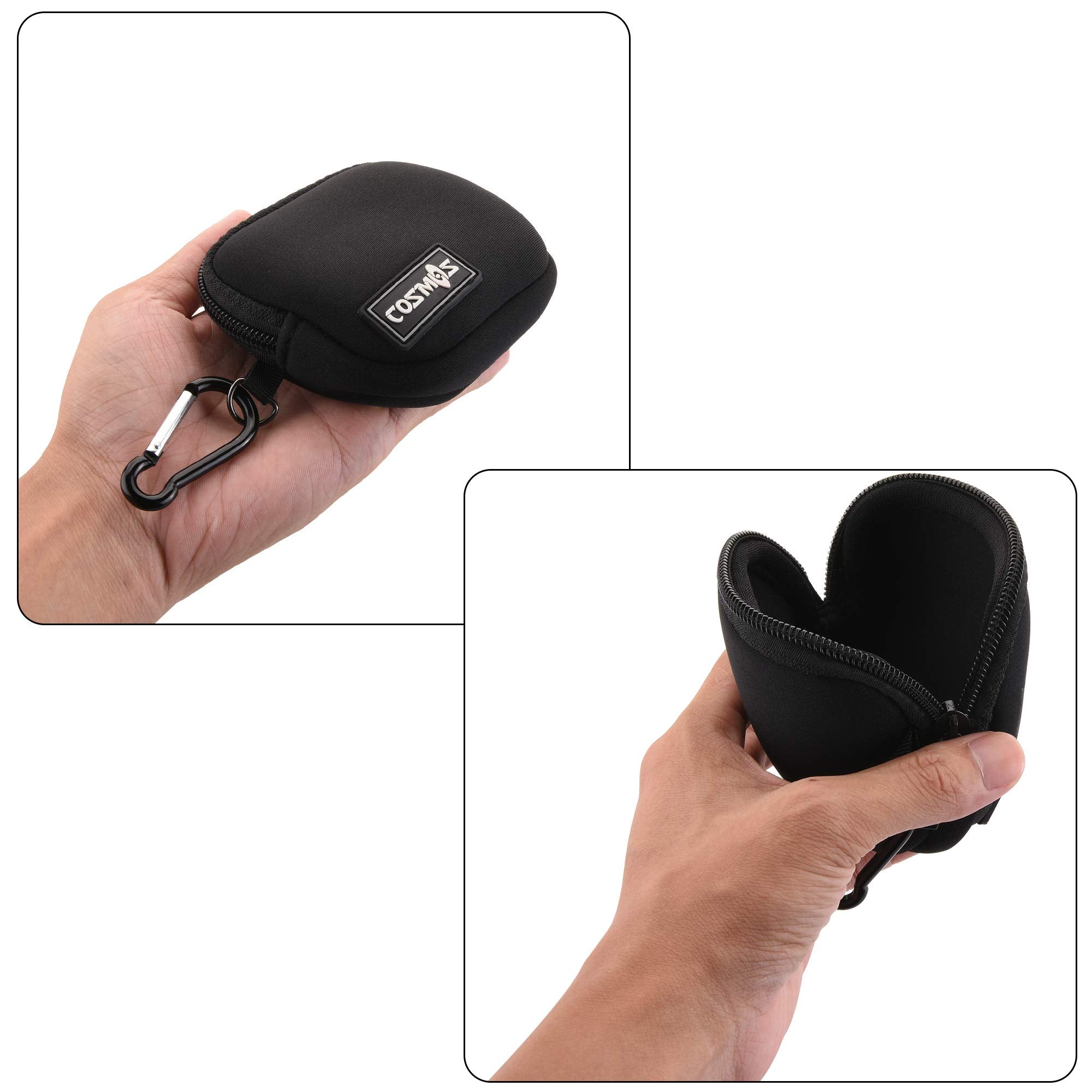 Cm Pack Of 2 Mini Pouch Case Bag Small Travel Storage Carrying Bag Compatible With Magsafe Power Adapter, Laptop Accessories Cables, Cords, Usb Drives, Earphones