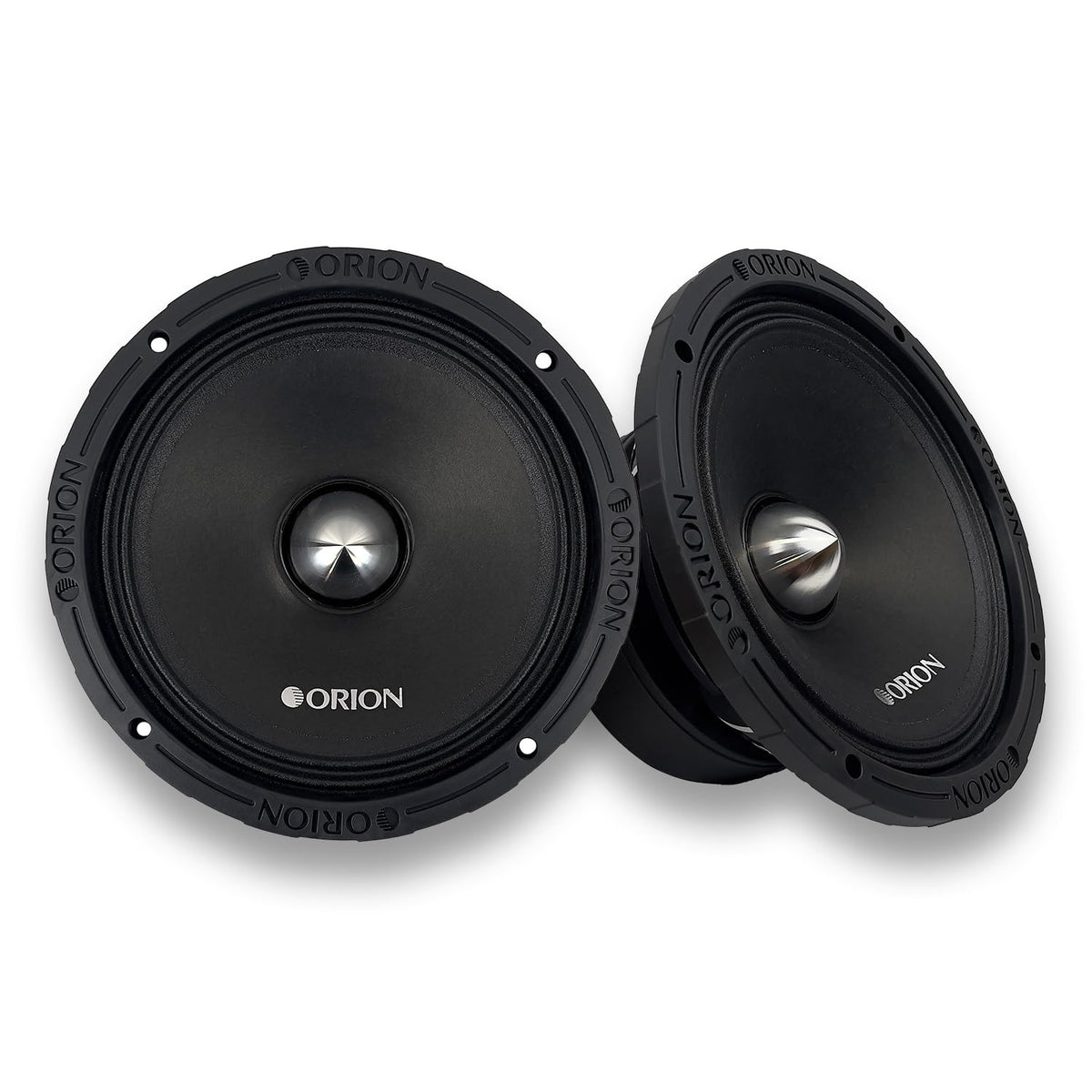 ORION XTR XTX854 High Efficiency 8” Mid-Range Bullet Loudspeakers, 1600W Max Power, 400W RMS, 4 Ohm, 2” Voice Coil - Pro Car Audio Stereo, Midrange Speakers (Pair)