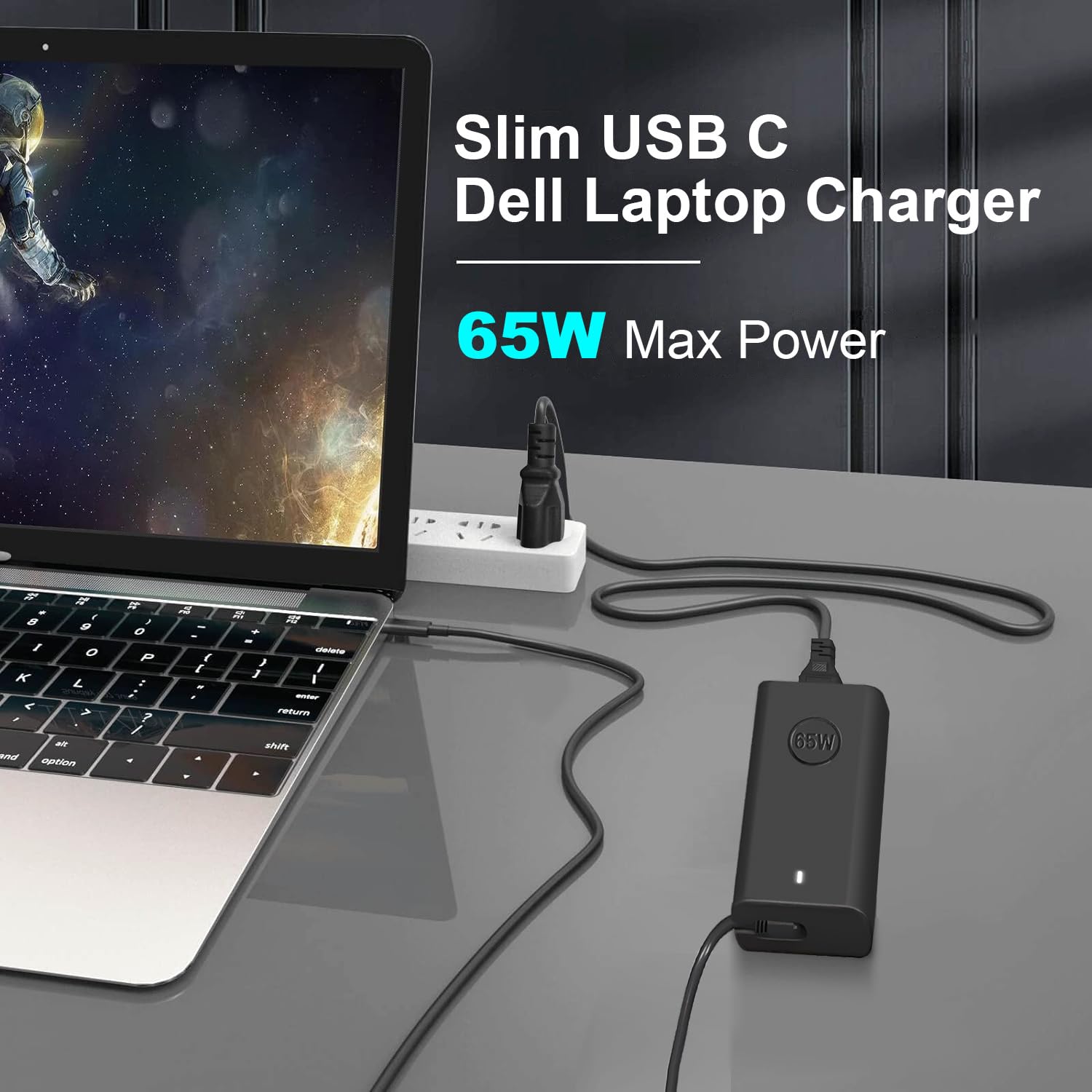 65W Usb Type C Laptop Charger For Dell Usb C Charger, Dell Laptop Charger For Latitude 5420 7420 5520, Inspiron 16 7620 2 In 1,X