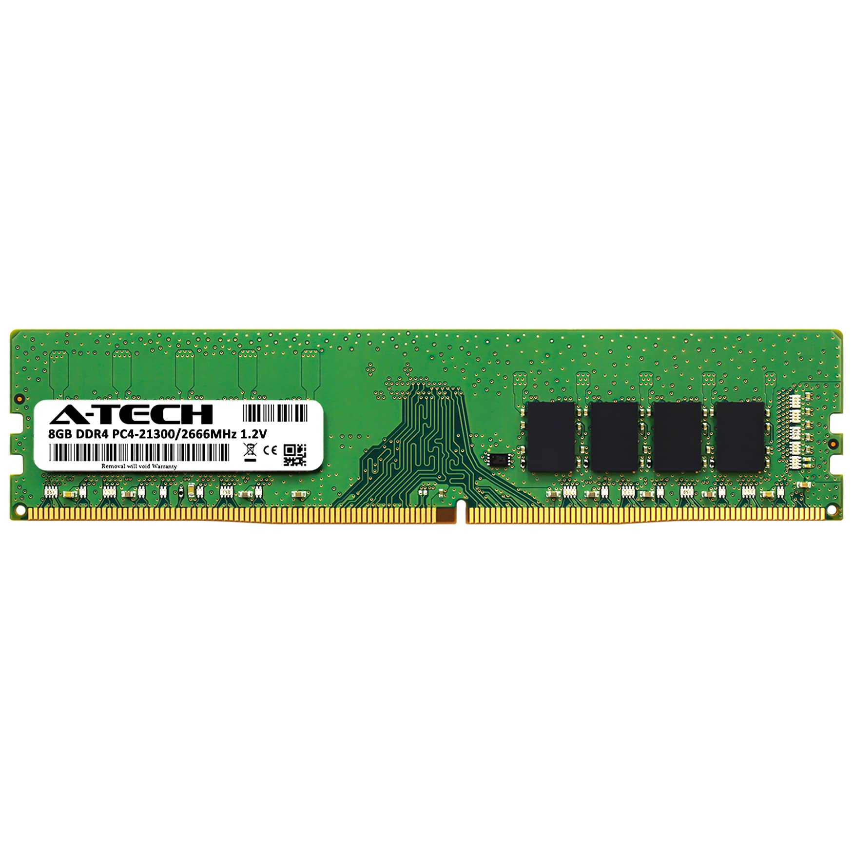 A Tech 8Gb Ddr4 2666 Mhz Udimm Pc4 21300 (Pc4 2666V) Cl19 Dimm Non Ecc Desktop Ram Memory Module