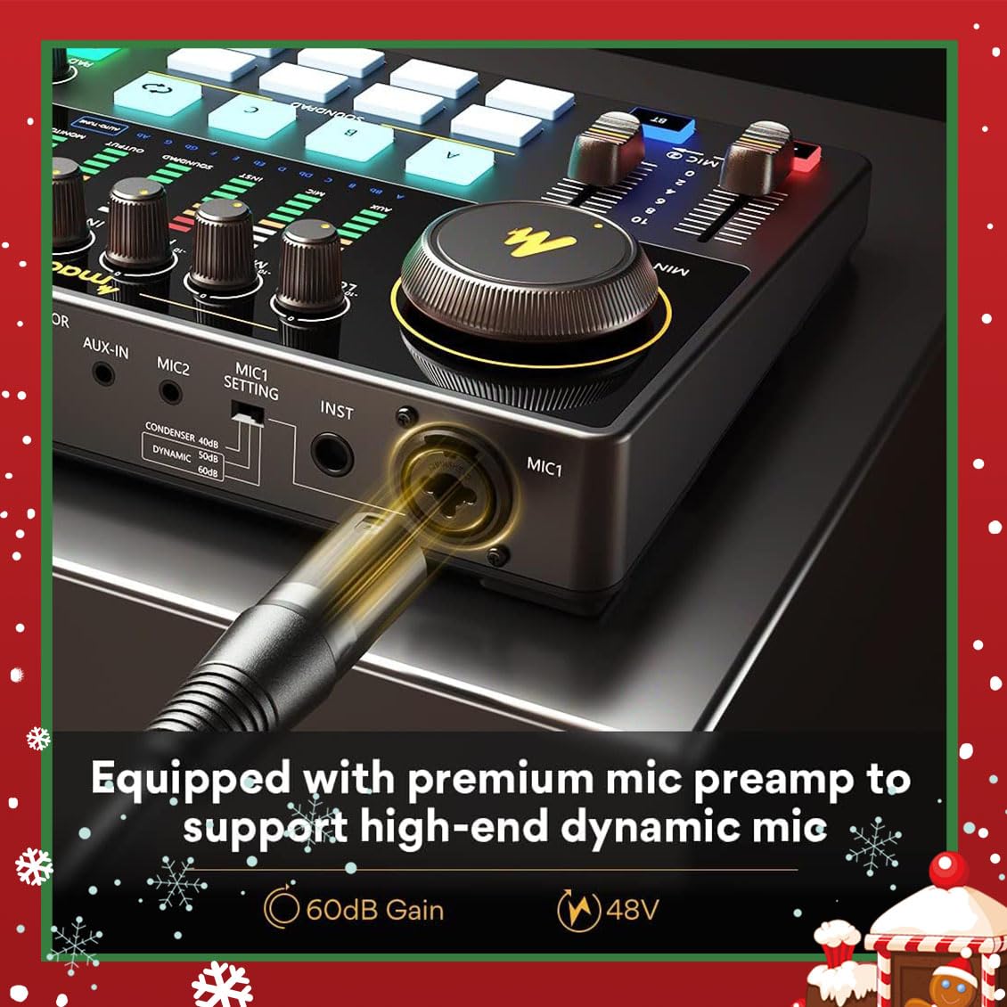 Maono Maonocaster Podcast Equipment Bundle For 2 Includes All In One Audio Interface With Premium Mic Preamp, Xlr Condenser Micr