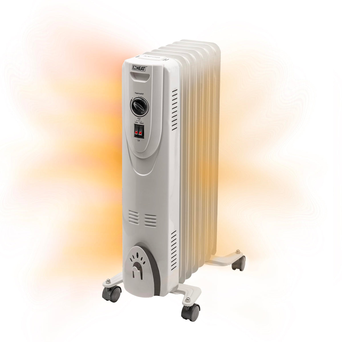 EZ-HEAT Oil-Filled Radiant Radiator Space Heater, Never Refill ...