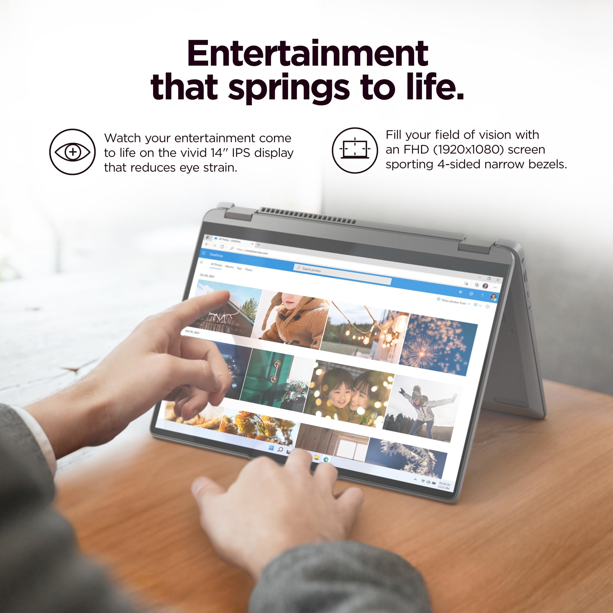 Lenovo Ideapad Flex 5I - Everyday Notebook - 2-In-1 Laptop Computer - Windows 11-14 Wuxga Touchscreen Display - 8Gb Memory - 256