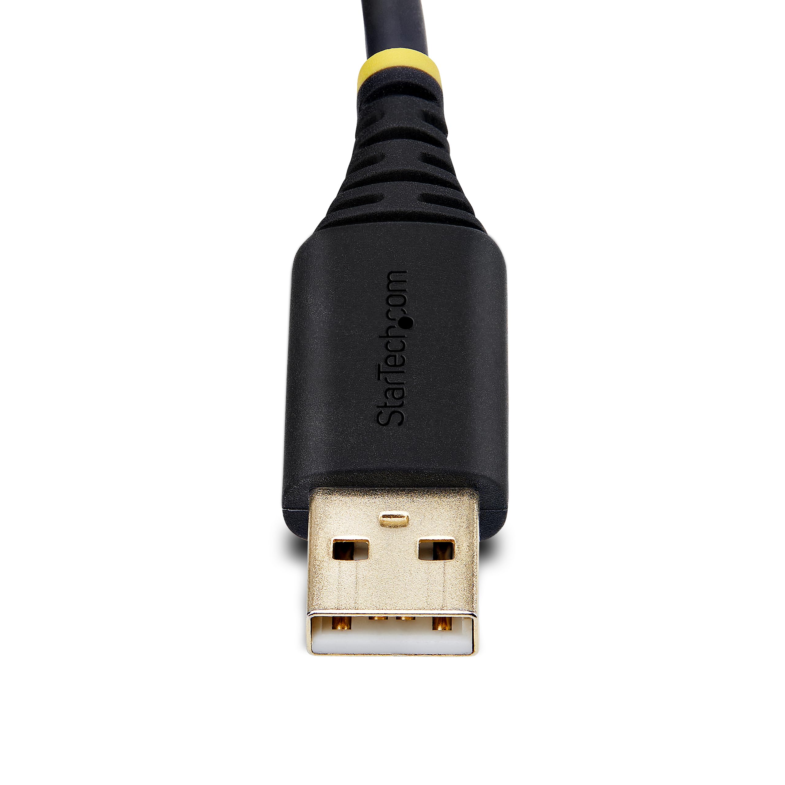 StarTech.com 3ft (1m) USB to Serial Adapter Cable COM Retention FTDI USB-A to DB9 RS232 Interchangeable Screws Copper