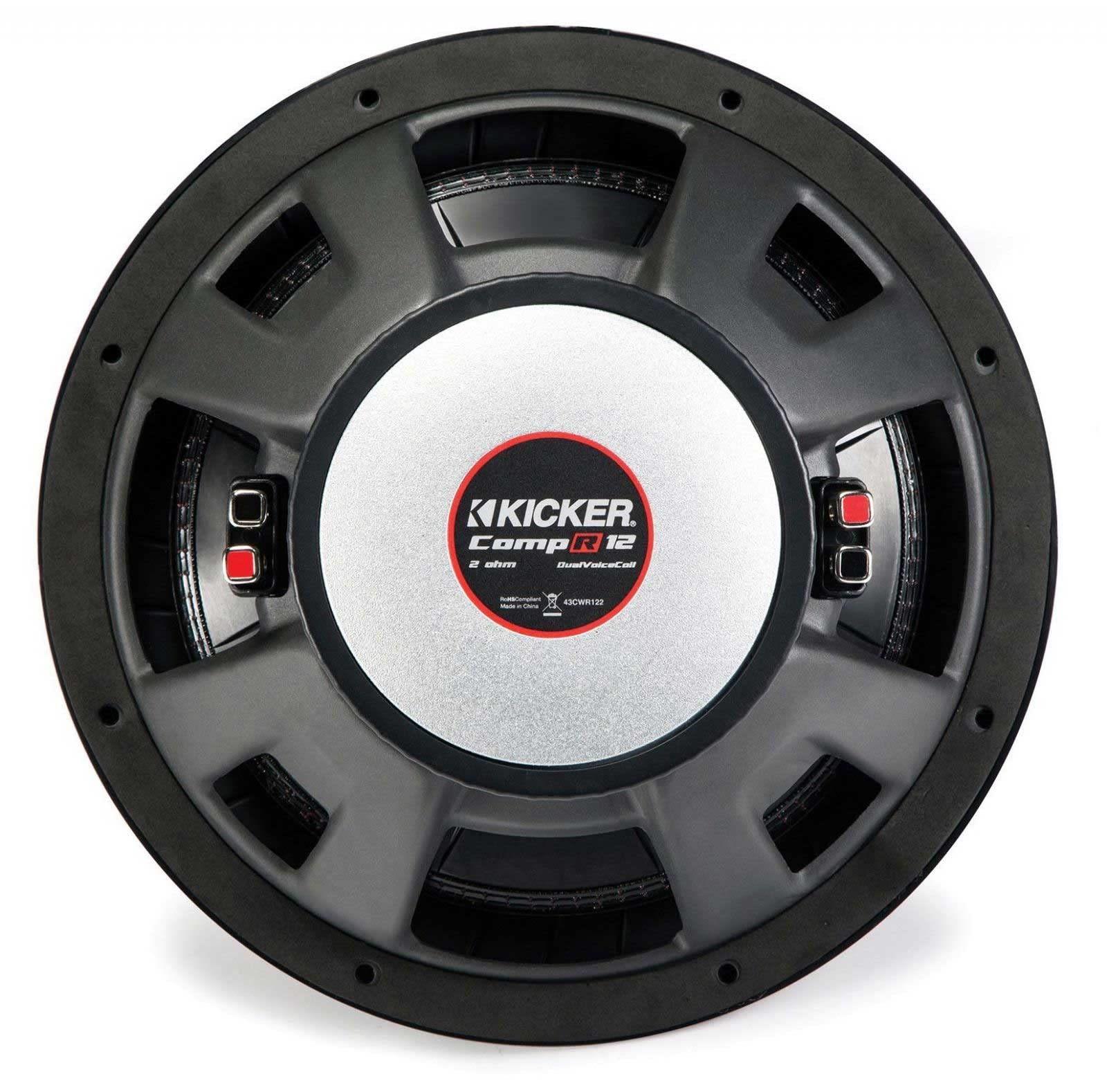 Kicker Compr12 12 Inch (30Cm) Subwoofer, Dvc, 2 Ohm, 500W