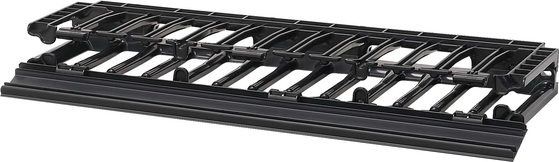 Panduit Nmf1 Horizontal Cable Manager, Black