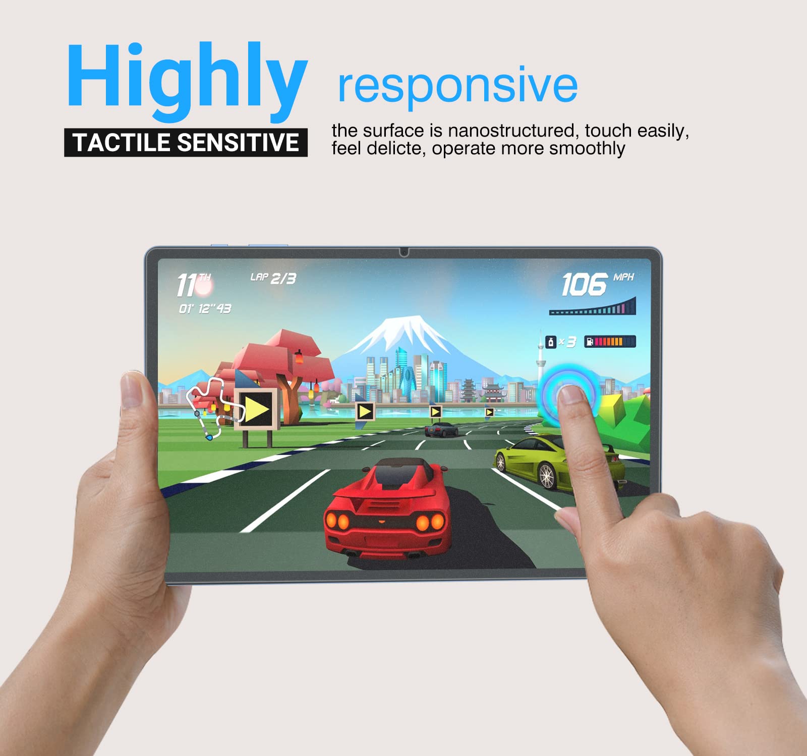 Tab S6 Screen Protector, Paper Screen Protector For Samsung Galaxy Tab S6/Tab S5E 10.5 Inch, With S Pen Compatible/Feels Like Wr