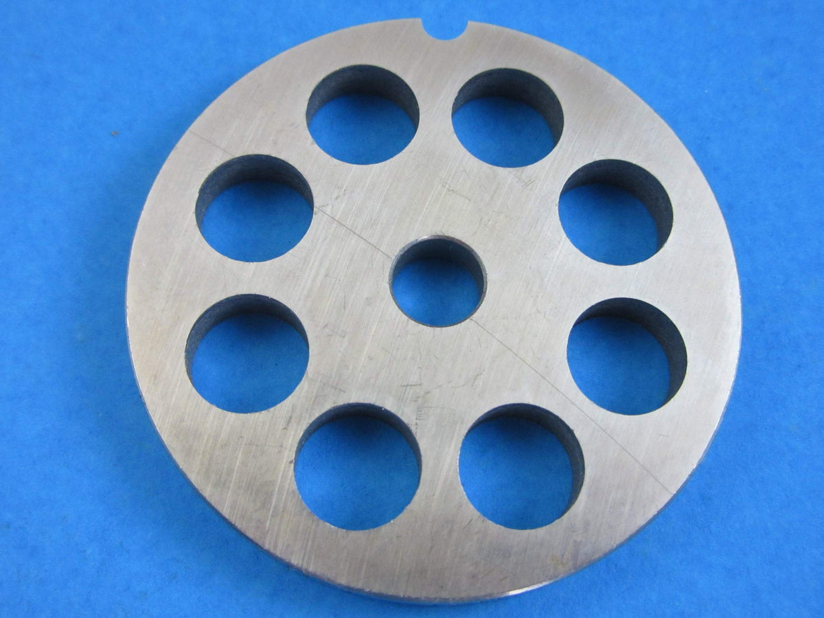 #8 X 1/2'' Stainless Steel Meat Grinder Plate Disc For Hobart Lem Cabelas Universal Mtn & Others