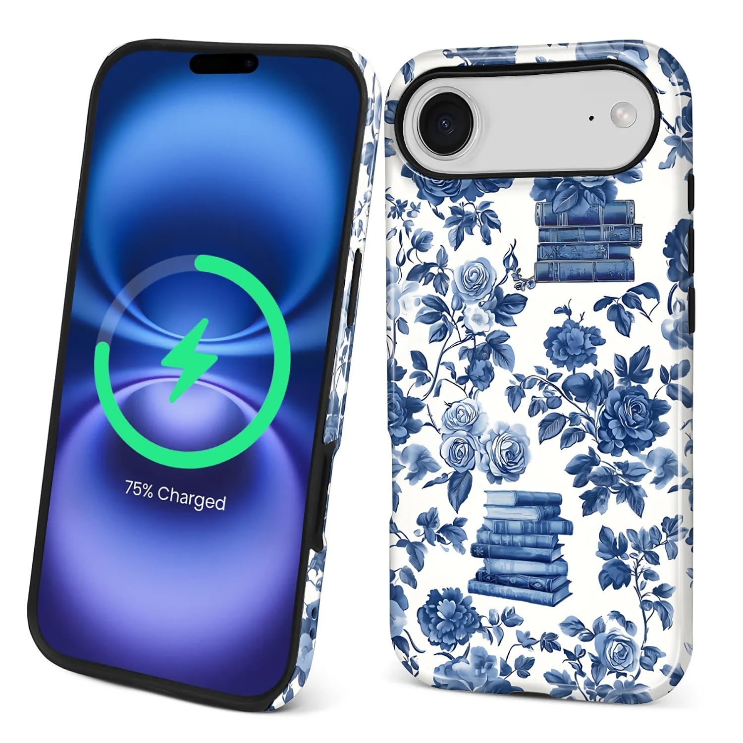 Flivro Magnetic Case for iPhone 17 Air, Compatible with Magsafe PC Hard Shell & Silicone Inner Bumper Anti-Scratch Full-Body Cov