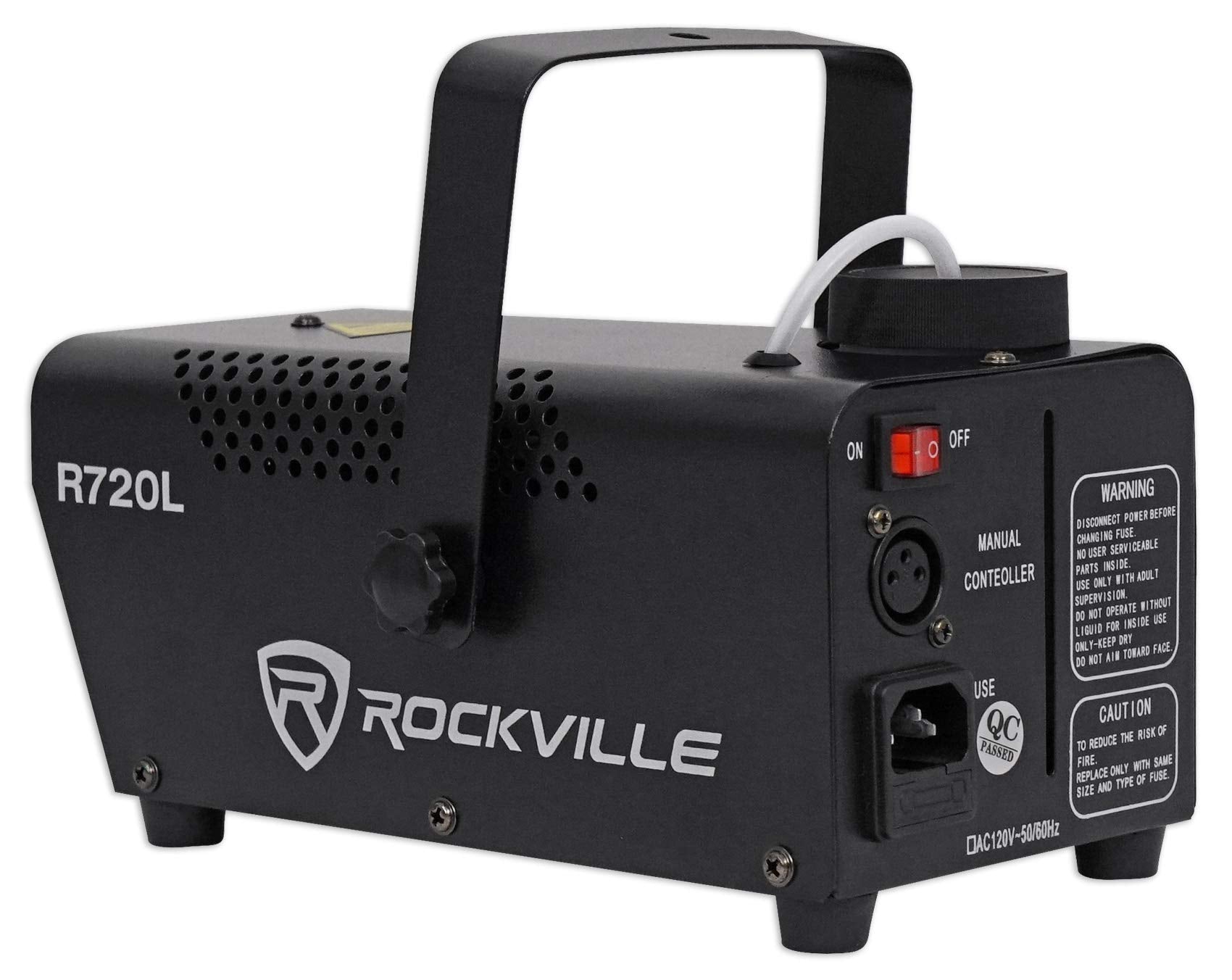 Rockville Fog/Smoke Machine W/Remote+Fluid+Multi Color Led Built In (R720L)