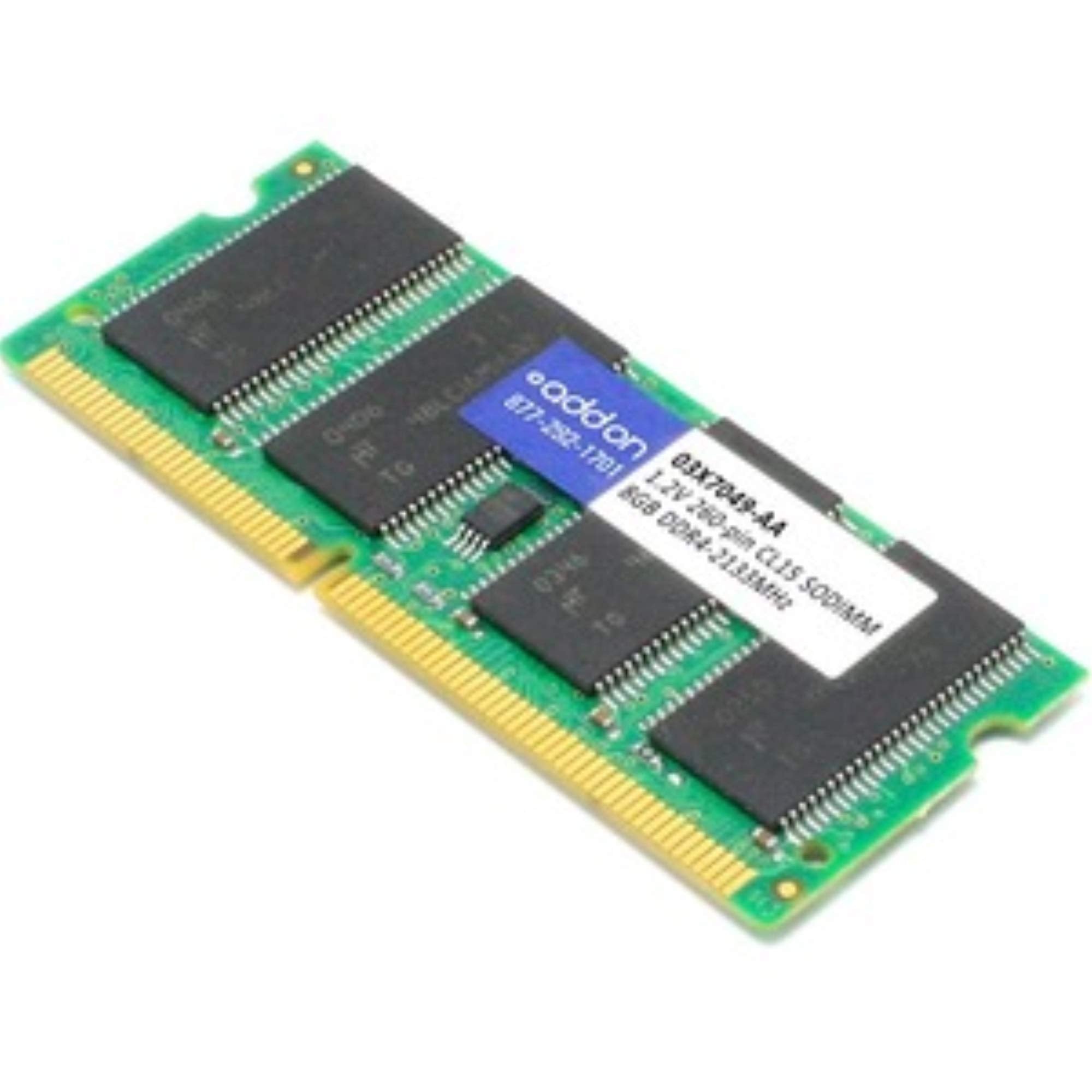 Addon Lenovo 03X7049 Compatible 8Gb Ddr4-2133Mhz Unbuffered Dual Rank X8 1.2V 26