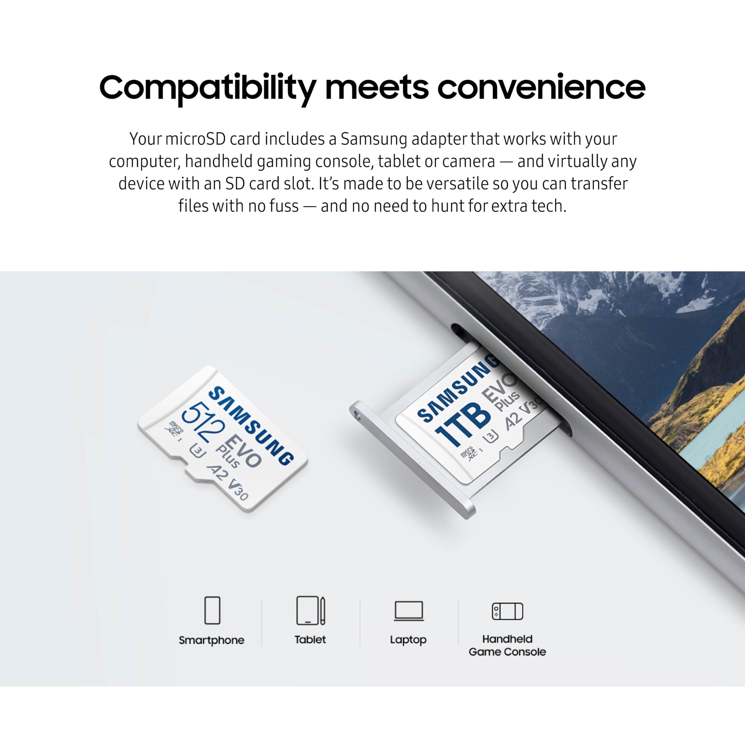 Samsung Evo Plus microSD Memory Card + Adapter - Thumbnail 4