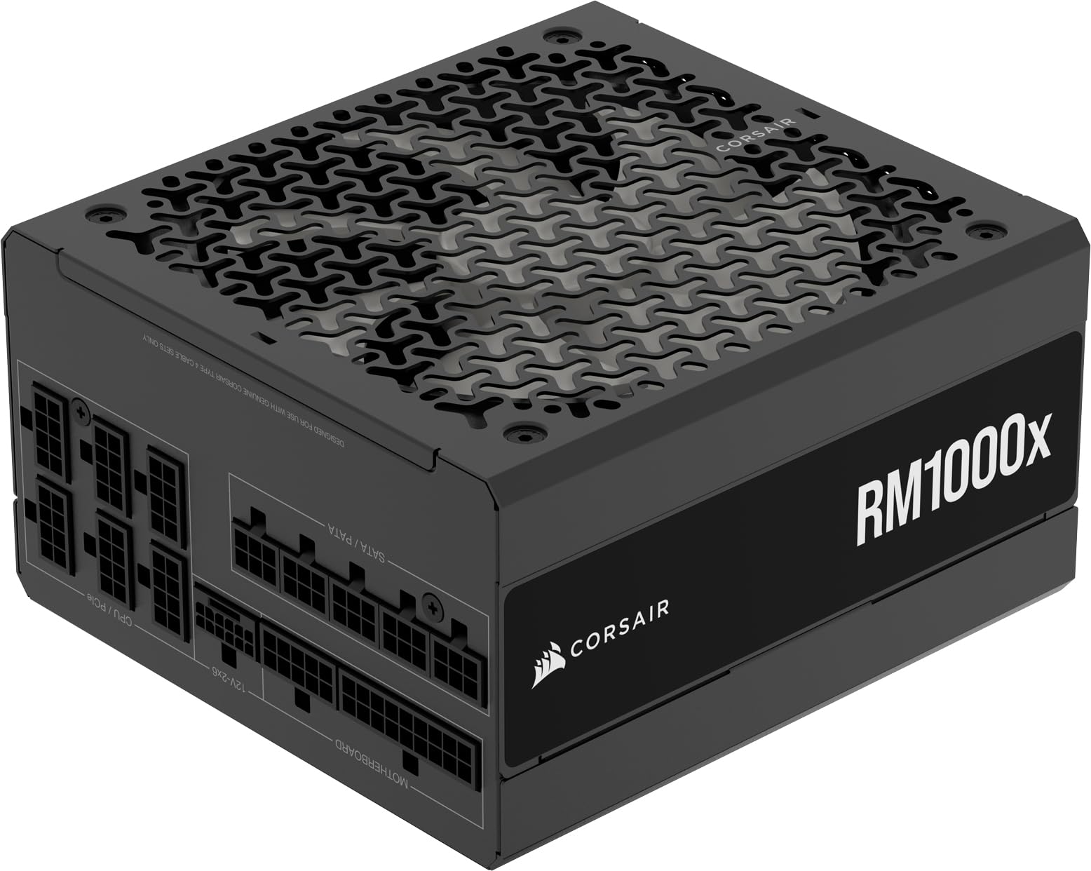 CORSAIR RM1000x Fully Modular Low-Noise ATX Power Supply - ATX 3.1 Compliant - PCIe 5.1 Support - Cybenetics Gold Efficiency - N