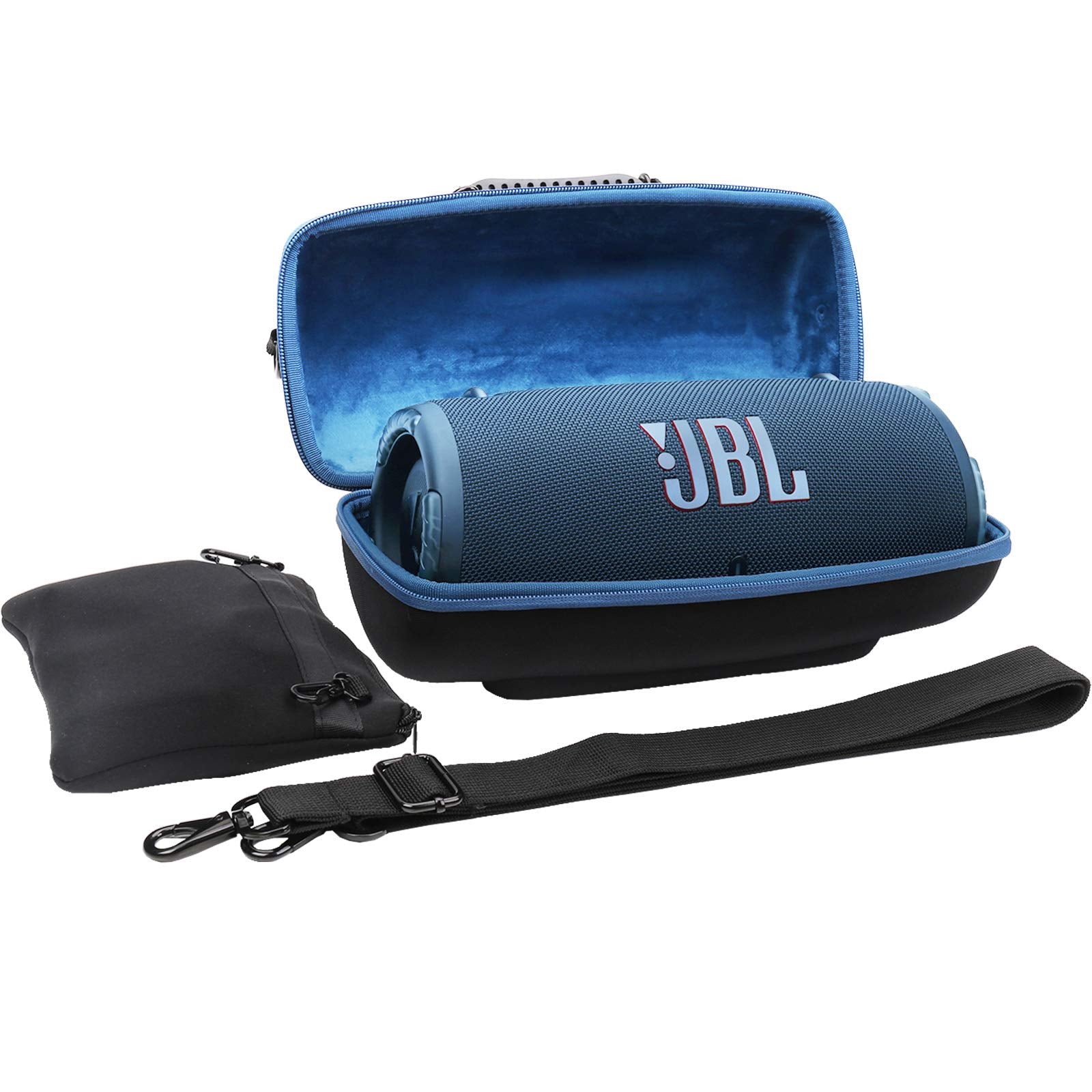 Khanka Hard Travel Case Replacement For Jbl Xtreme 3 Portable Waterproof Wireless Bluetooth Speaker (Blue)