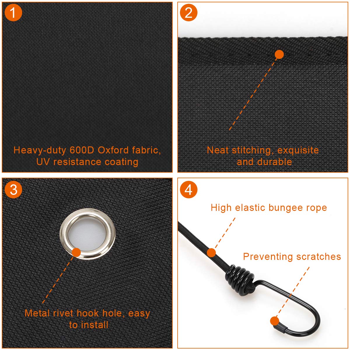 Coitak Air Conditioner Cover For Outside Units, Winter Ac Defender, Heavy Duty Top Air Conditioner Cover (28 X 28 Inch)