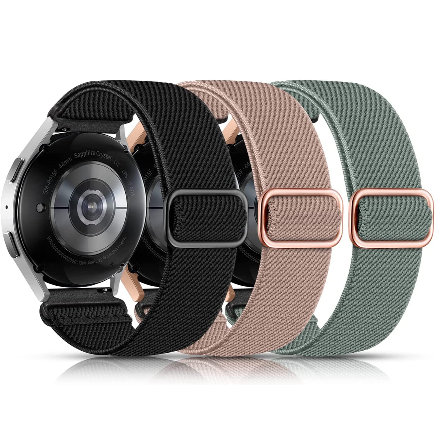 Lerobo Elastic Bands Compatible With Samsung Galaxy Watch 5/4 40Mm 44Mm,Galaxy Watch 5 Pro Band 45Mm/Watch 4 Classic Band 42Mm 4