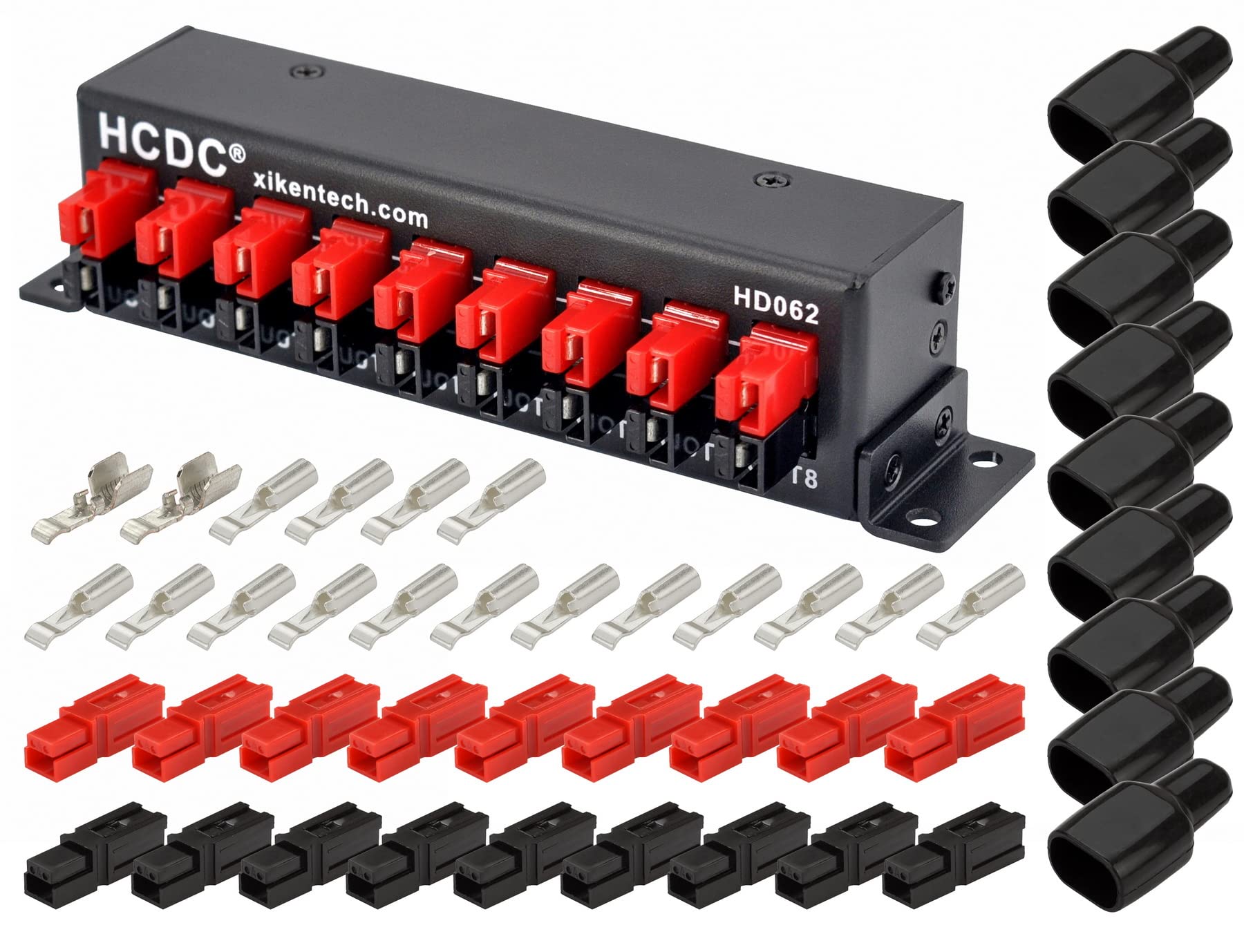 Hcdc Hd062 8 Output Dc Power Distribution Block Module For 15/30/45A Connects