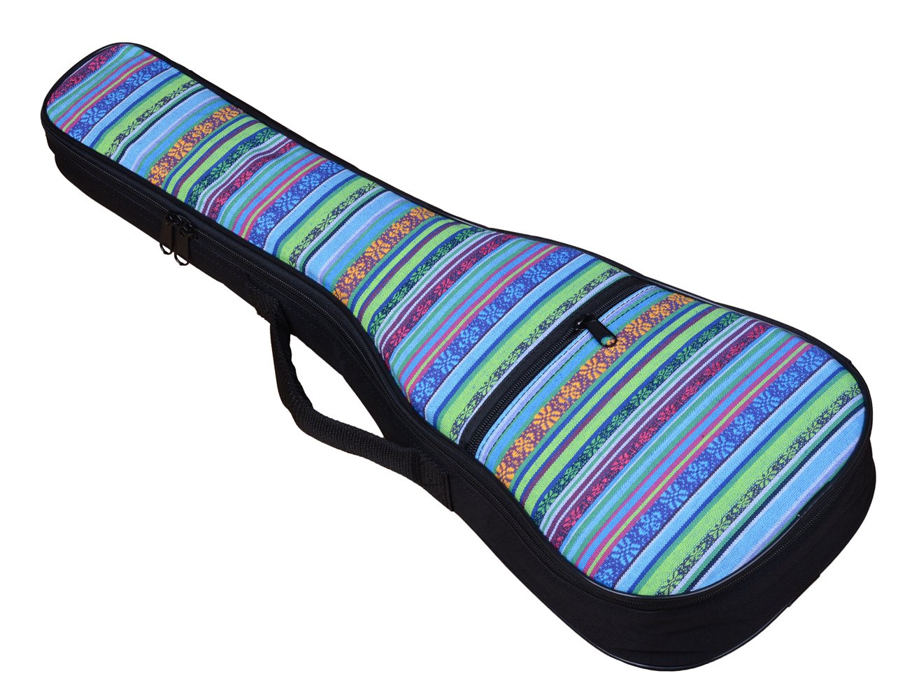 Hot Seal 10Mm Sponge Padding Waterproof Durable Colorful Conventional Ukulele Case Bag With Storage (23/24 Inch, Bohemia No.2)