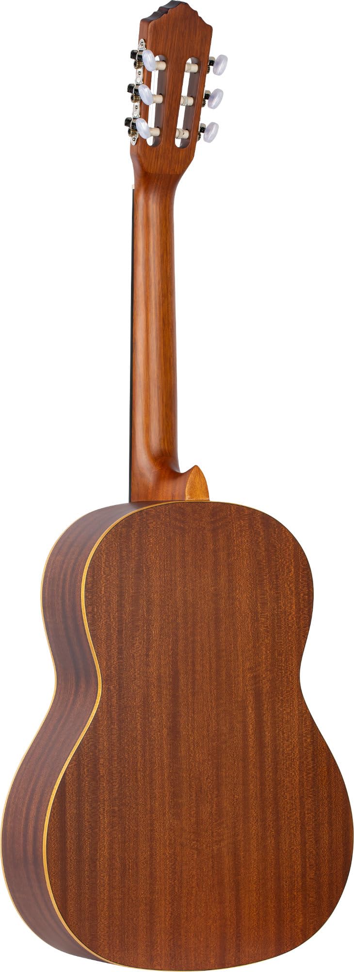 Ortega Guitars 6 Family Series Size Nylon String Classical Guitar W/Bag, Right, Spruce Top-Natural-Satin, Full - Slim Neck (R121