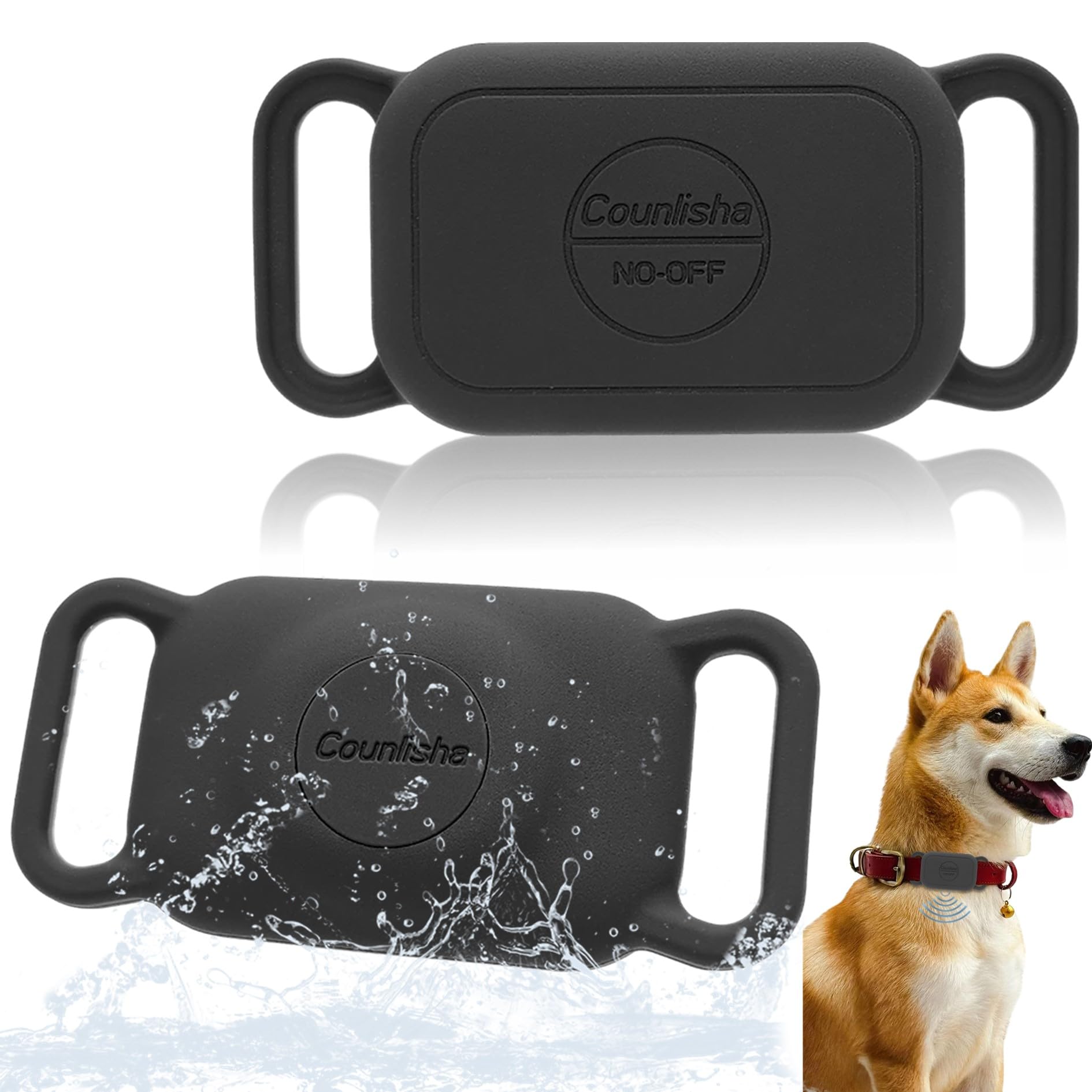 Silicone Holder For Tile Pro (2024) For Dog Collar, Slim Durable Cover Tag For Pet Necklace Accessories, Waterproof Case For Til