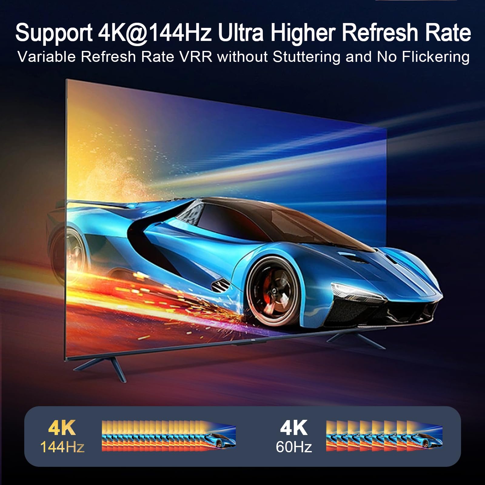 4K@120Hz Hdmi 2.1 Switch 4 In 1 Out With Audio Extractor Vrr Allm Hdcp2.3 Arc Earc Hdr Cec Spdlf Optical And 3.5Mm Audio Out D O