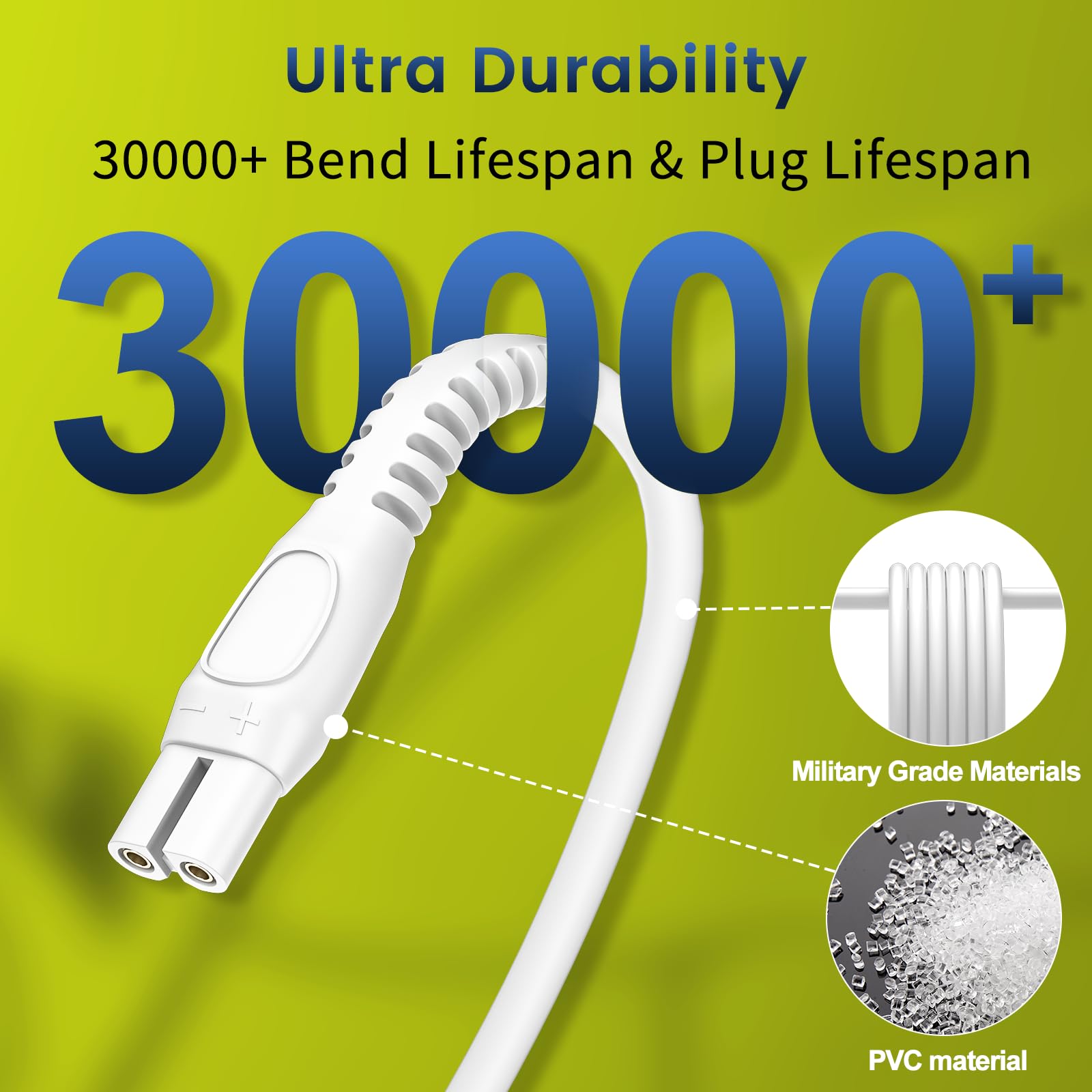 Charger Cord For Philips Norelco Oneblade Qp1924, Charging Cable For Philips Beauty Lady Electric Shaver Series 6000 8000, Brl14