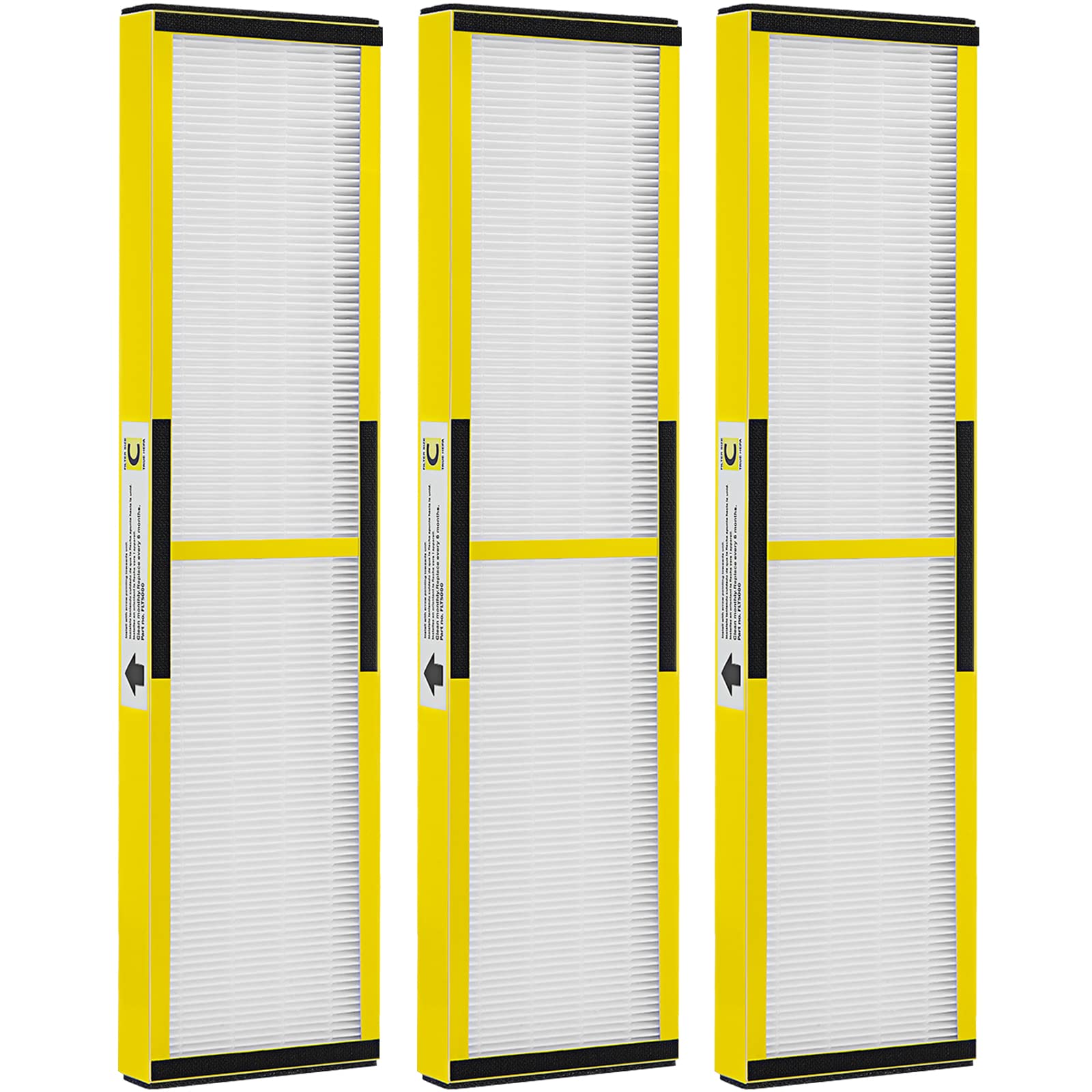 Isinlive 3 Pack Flt5000 True Hepa Filter C Replacement Compatible With G Guardian Air Purifier Ac5000 Ac5000E Ac5250Pt Ac5350B A