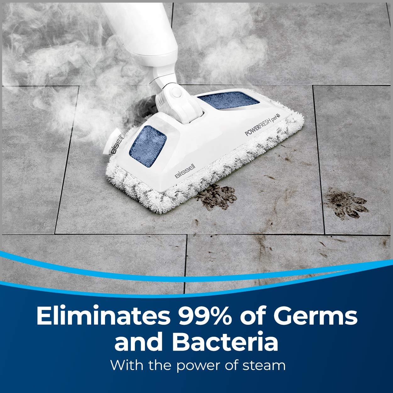 Bissell Powerfresh Pet Steam Mop, 19404, Purple