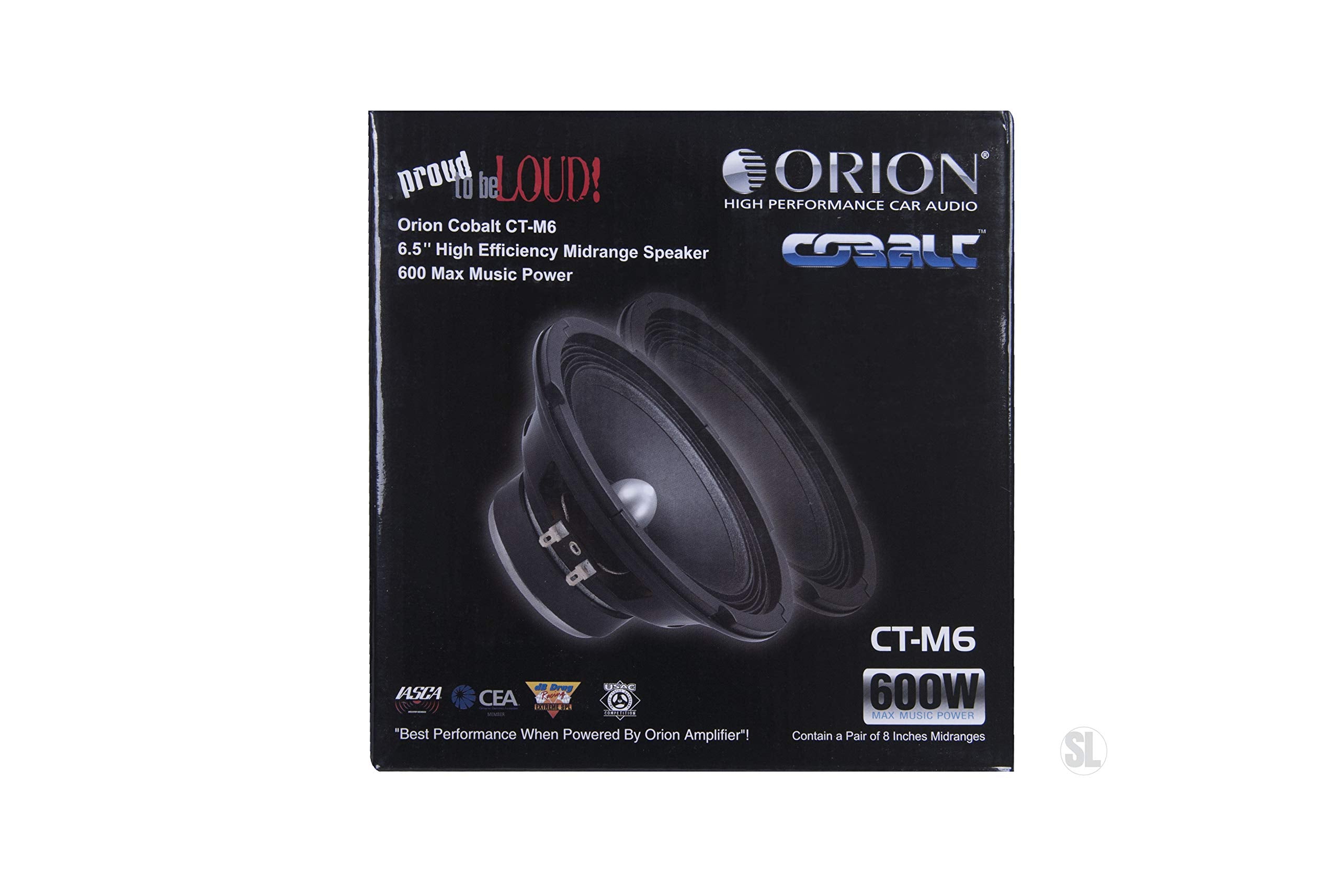 Orion Cobalt Ct M6 6.5'' 4 Ohm Series Ct Midrange 150 Watts Rms Car Audio Car Stereo Mid