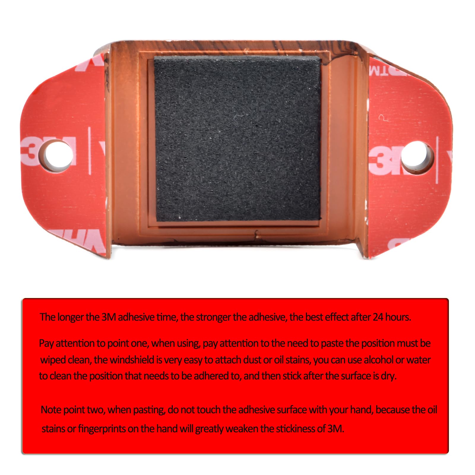 Hys Amateur Ht Single Side Radio Car Mount, Car Radio Mounting Kit With Screws For Handheld Cb Radio & Vhf Uhf Walkie Talkie Radios (Packing Of 4Pcs)